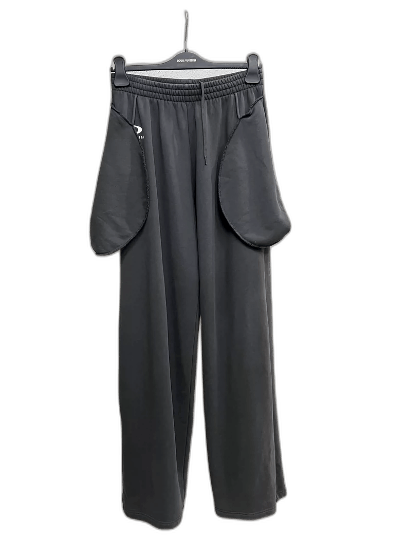 Balenciaga Balenciaga Balenciaga Logo Reversible Sweatpants in Black Size US 30 / EU 46 - 1 Thumbnail