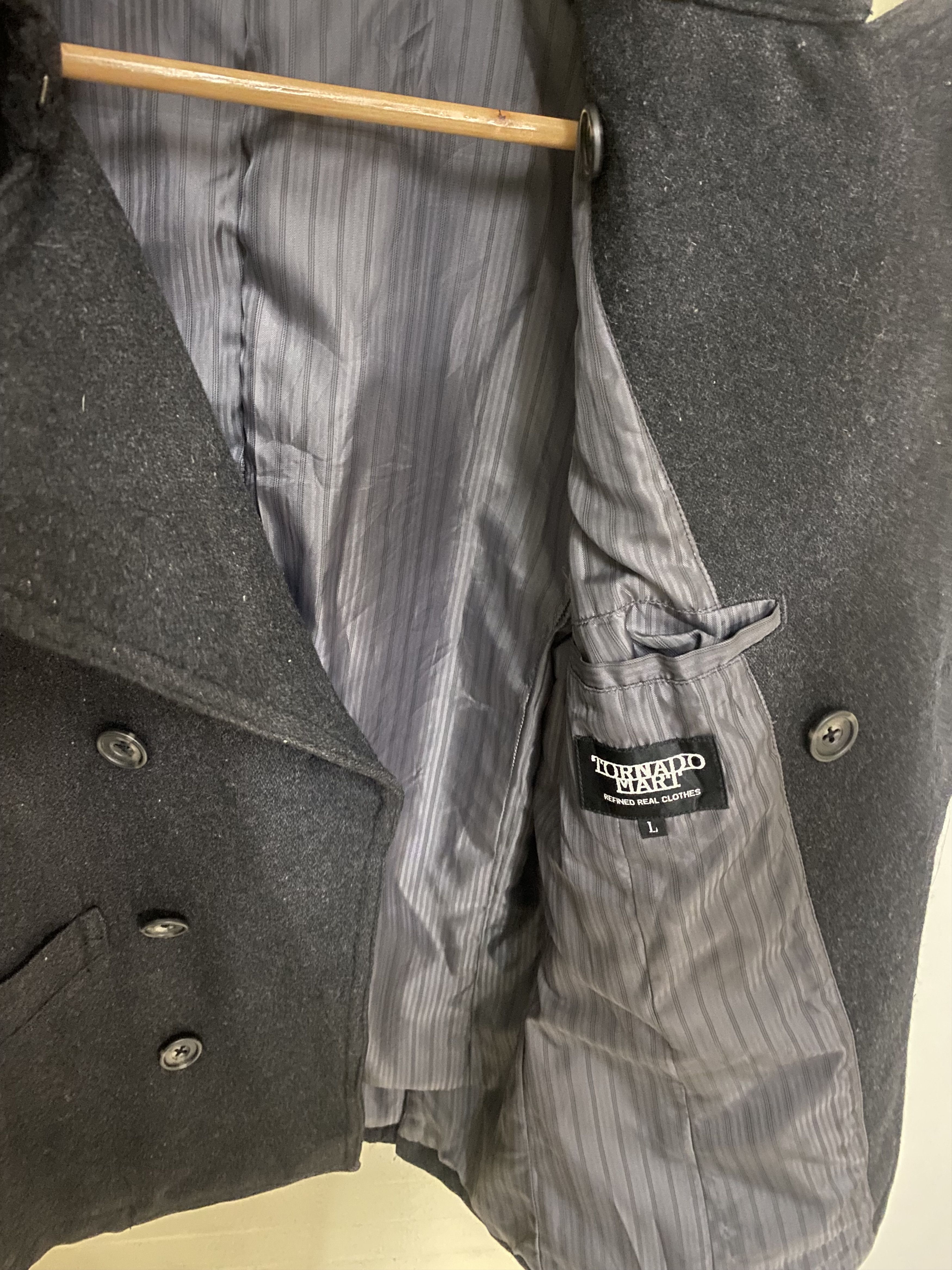 Tornado Mart AW Double Breasted Wool Tornado Mart Jacket Size US L / EU 52-54 / 3 - 4 Thumbnail
