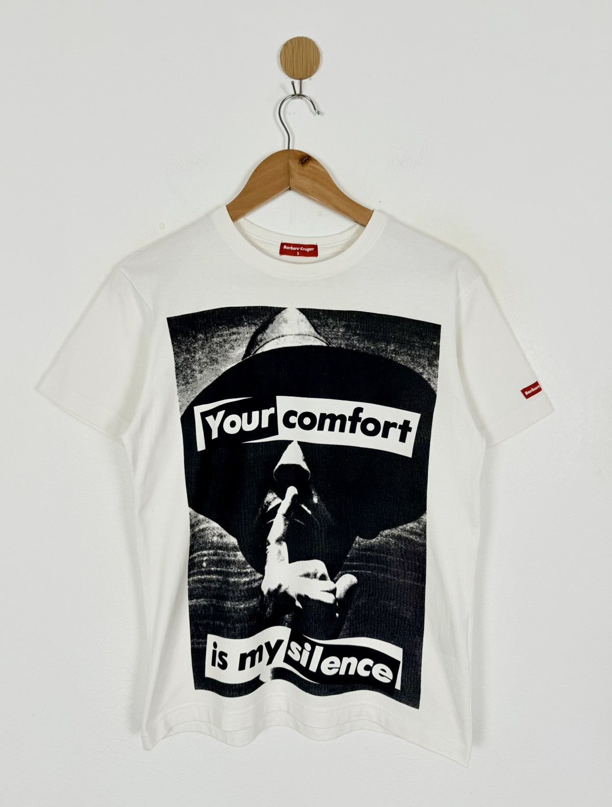Barbara Kruger Barbara Kruger Your Comfort is My Silence shirt Size US S / EU 44-46 / 1 - 1 Thumbnail
