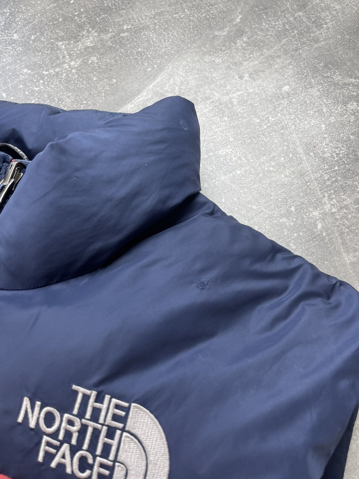 The North Face × Vintage The North Face 700 Down Puffer Vest Red Goose Down Korea Size US M / EU 48-50 / 2 - 7 Thumbnail