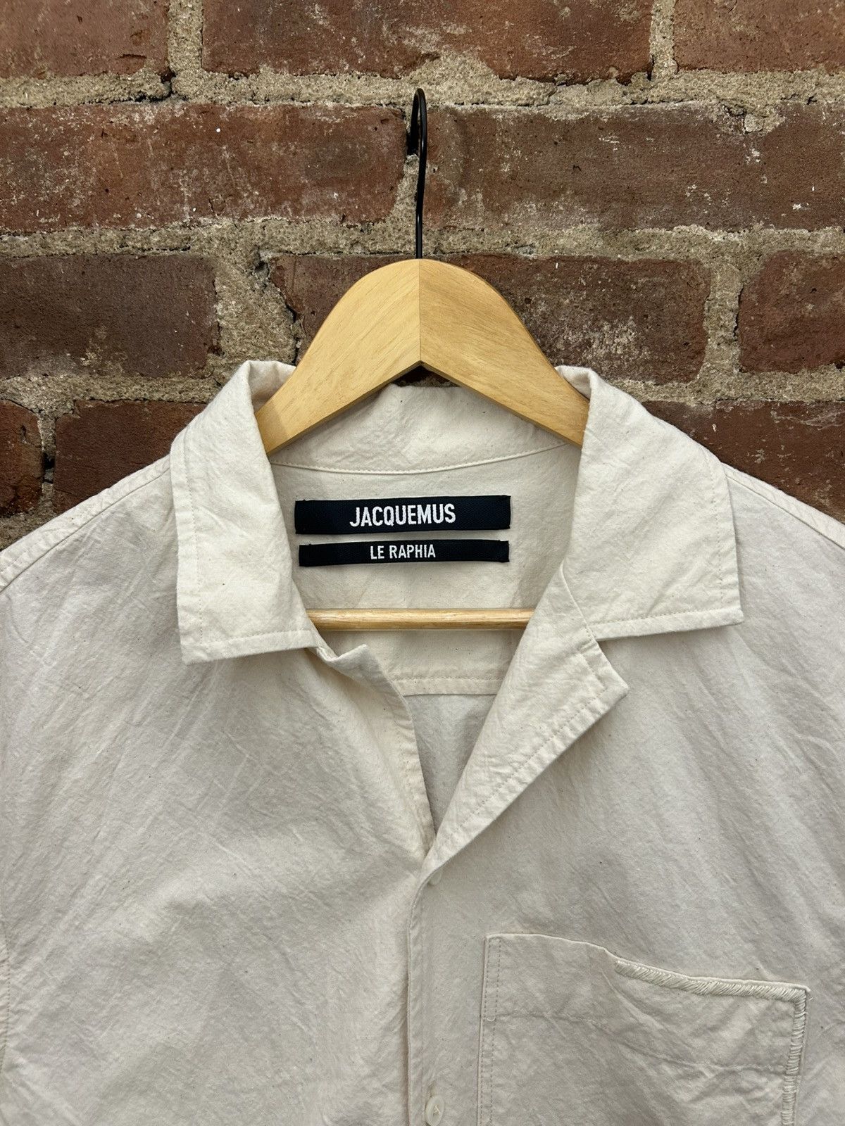Jacquemus JACQUEMUS LE RAPHIA LA CHEMISE CORDAO SHIRT Size US M / EU 48-50 / 2 - 6 Thumbnail