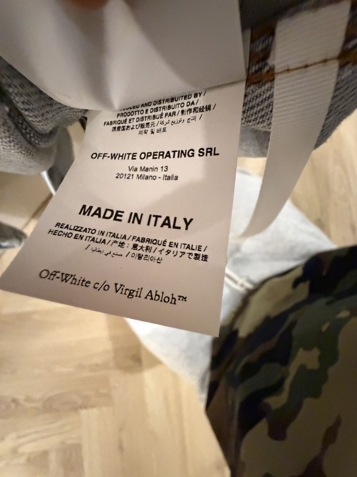 Off-White Denim Shirt "Stencil Logo" Size US S / EU 44-46 / 1 - 8 Thumbnail