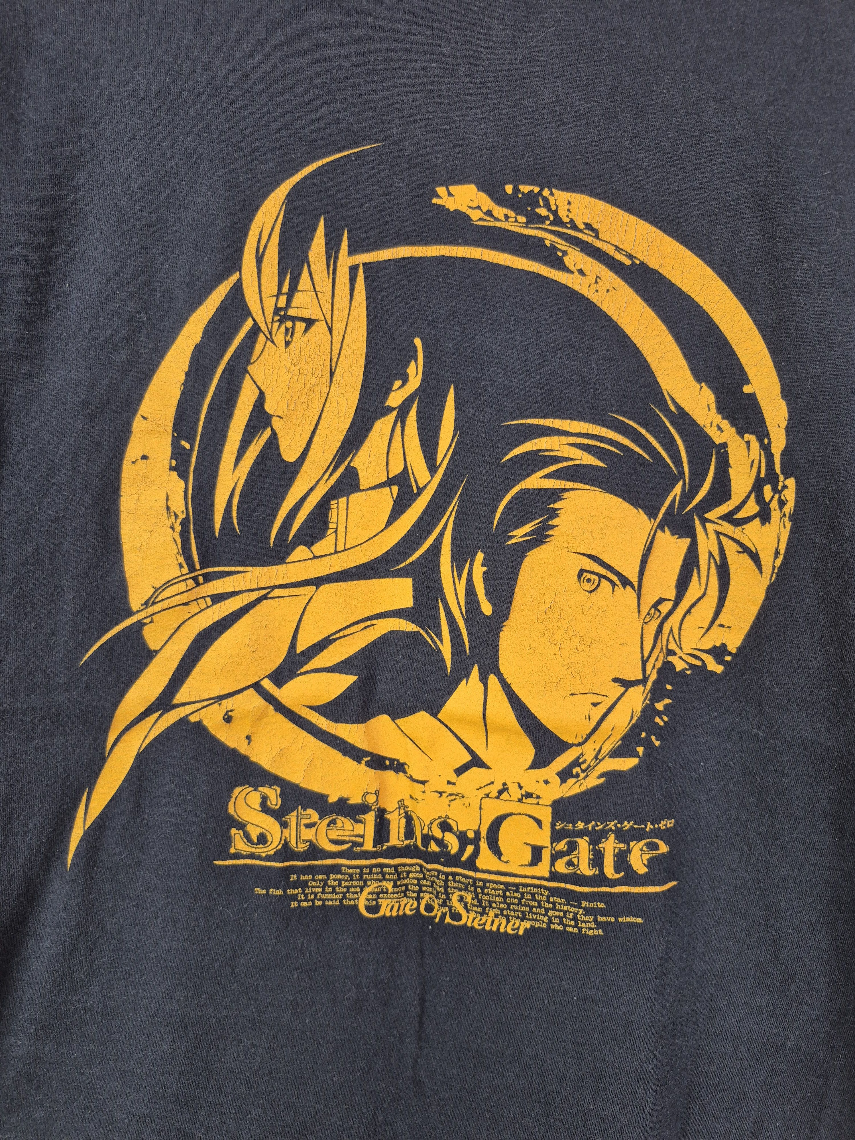 Anime 🔥 Steins Gate Japanese Cartoon Anime Tee Hentai Size US M / EU 48-50 / 2 - 3 Thumbnail