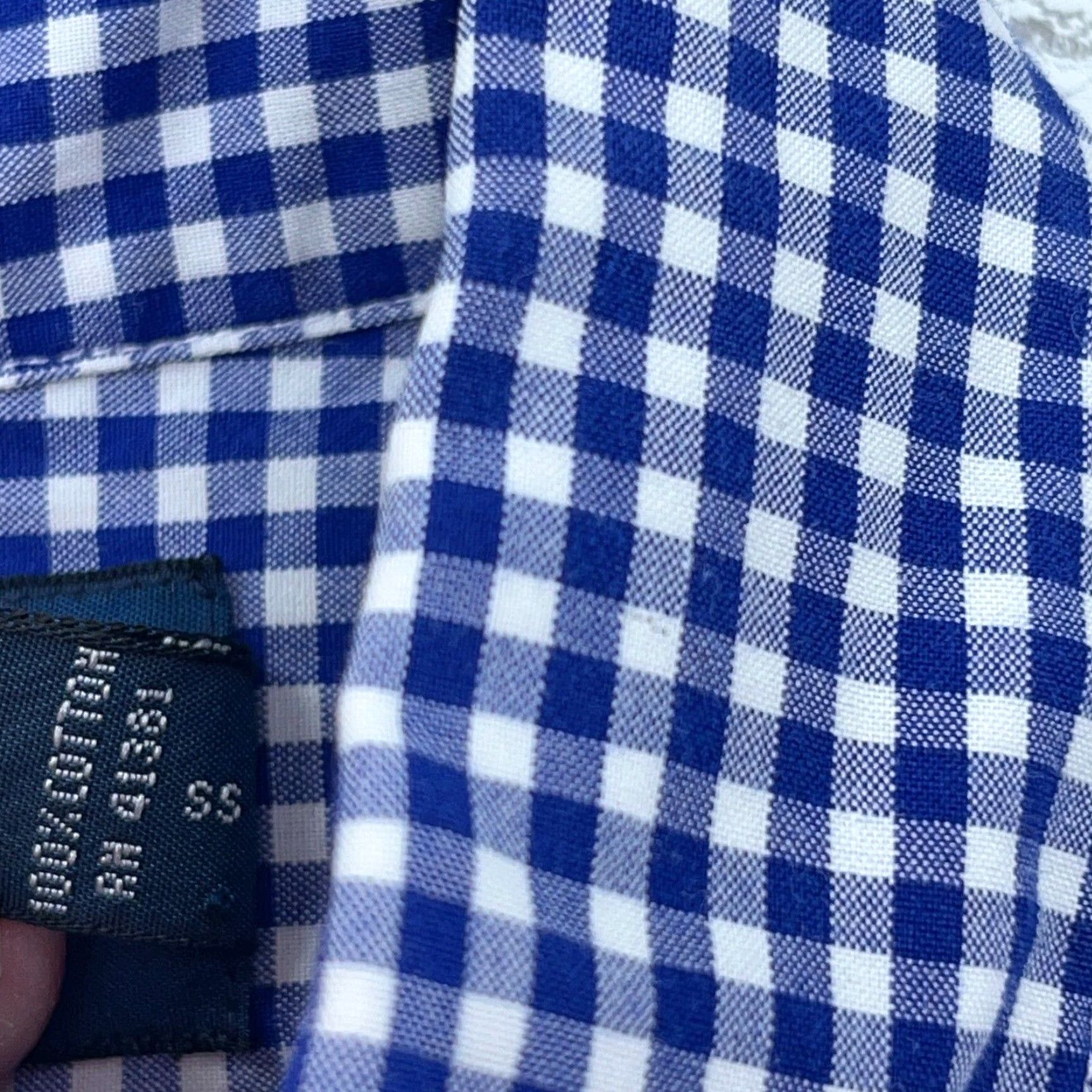 Ralph Lauren Ralph Lauren Shirt Men Medium Blue Button Up Classic Fit Gingham Check Camp A10 Size US M / EU 48-50 / 2 - 6 Thumbnail