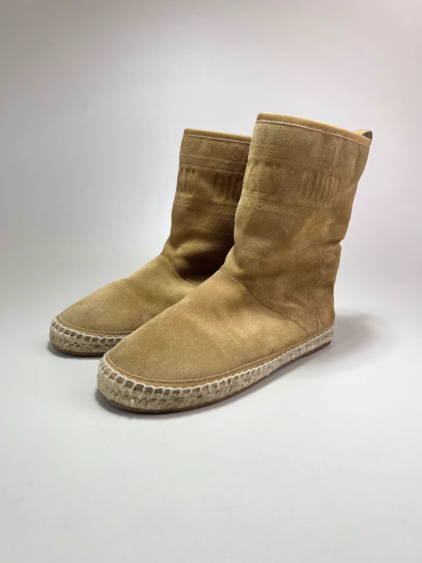Dior DIOR Khaki Logo Snow Boots Size US 7.5 / IT 37.5 - 1 Thumbnail