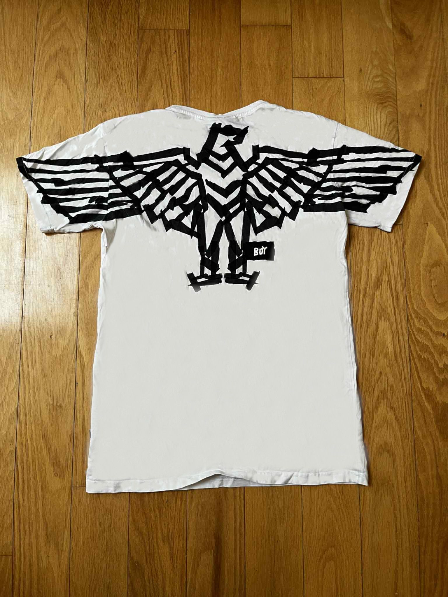 Boy London Boy London Tape Eagle Backprint T Shirt L Size US L / EU 52-54 / 3 - 2 Thumbnail