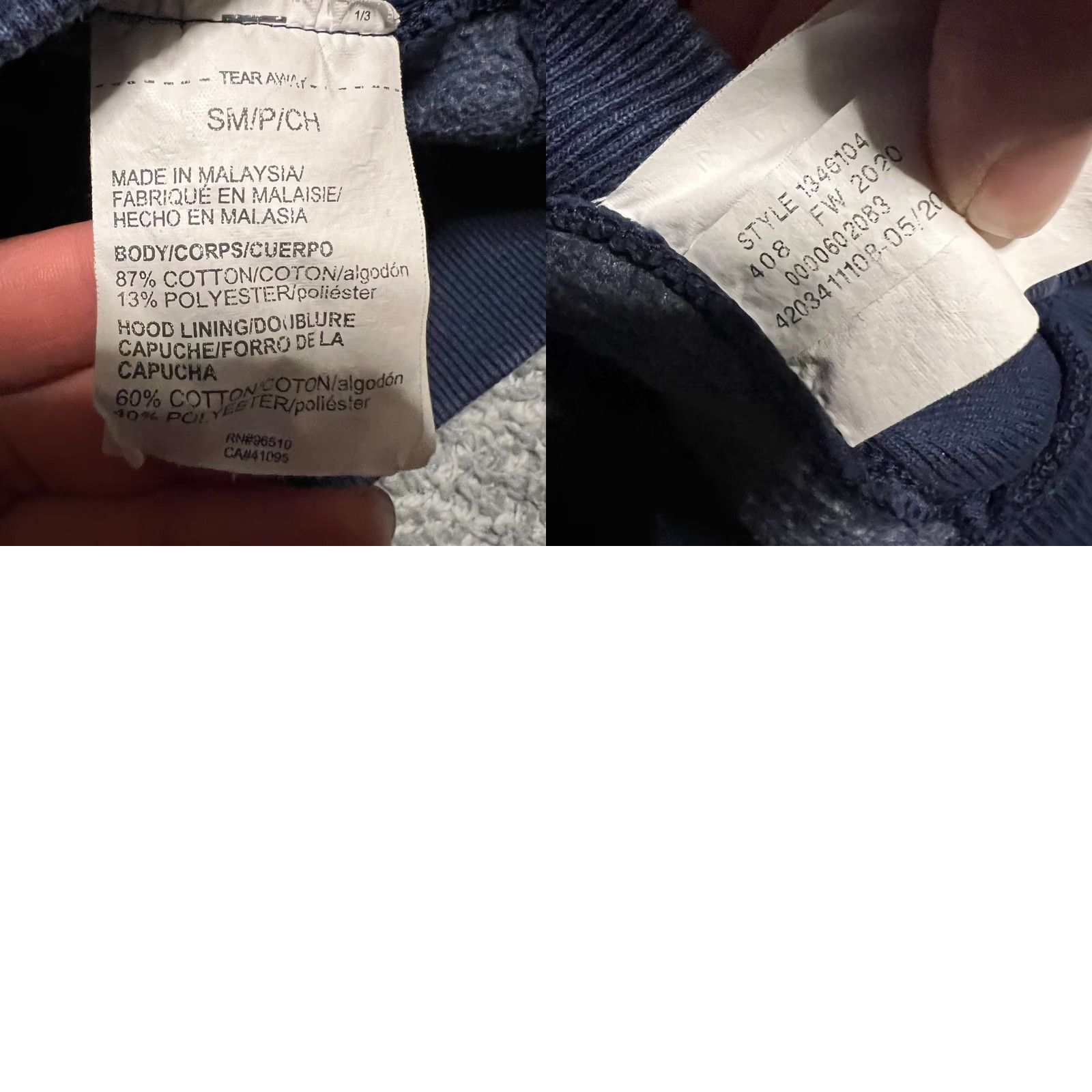 Under Armour Under Armour Project Rock Hoodie Mens Small Blue Freedom Full Zip Sweatshirt Size US S / EU 44-46 / 1 - 8 Thumbnail