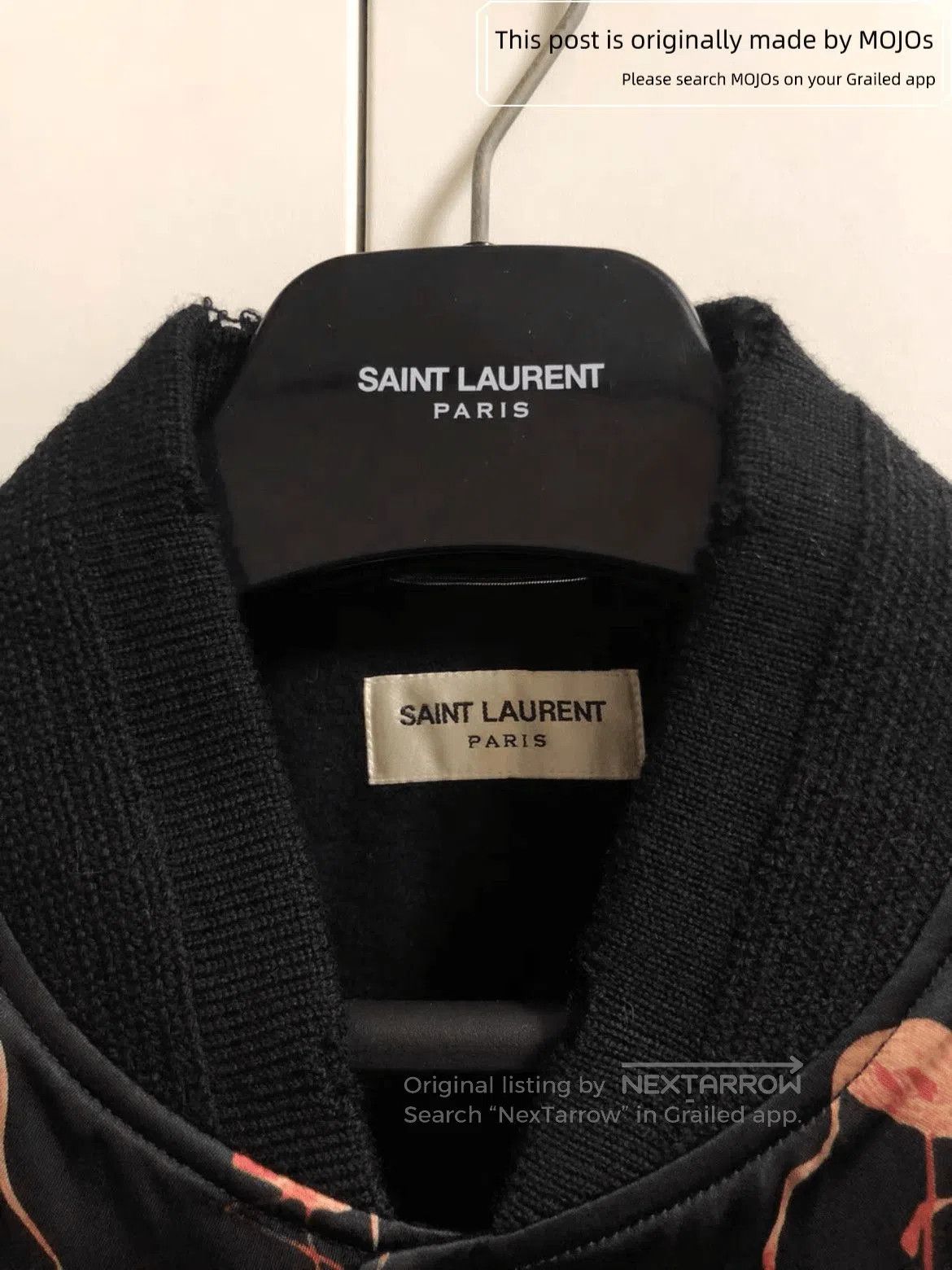 Saint Laurent Paris Sz 48 Saint Laurent Paris Flamingo Pattern Jacket. Size US M / EU 48-50 / 2 - 2 Thumbnail
