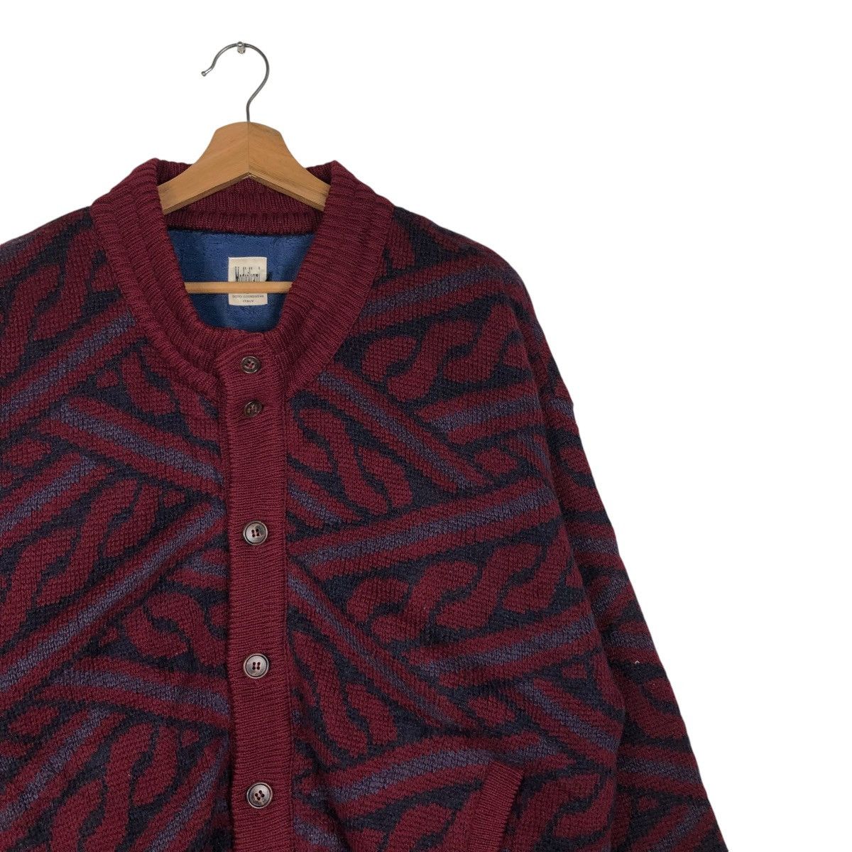 Japanese Brand 🔥VINTAGE CARDIGAN BOMBER JACKET MODIGLIANI ITALY Size US L / EU 52-54 / 3 - 8 Thumbnail