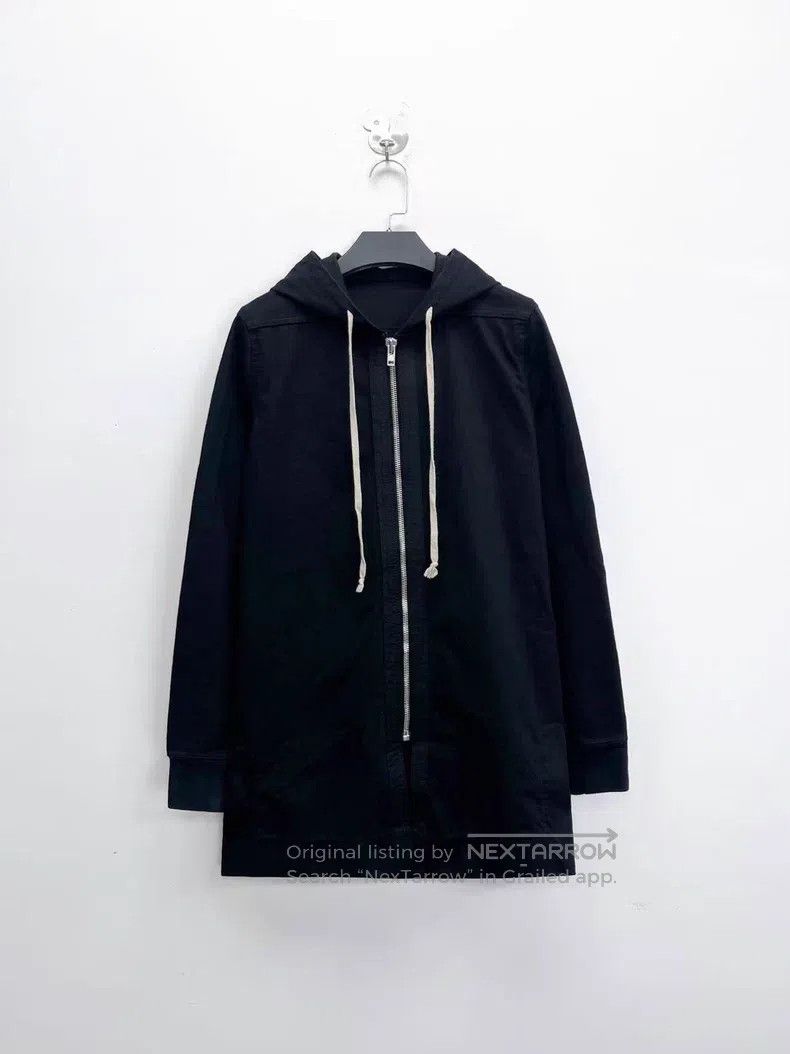 Rick Owens Rick Owens Black Wizard Washed Worn Drawstring Long Hooded Size US XS / EU 42 / 0 - 1 Thumbnail