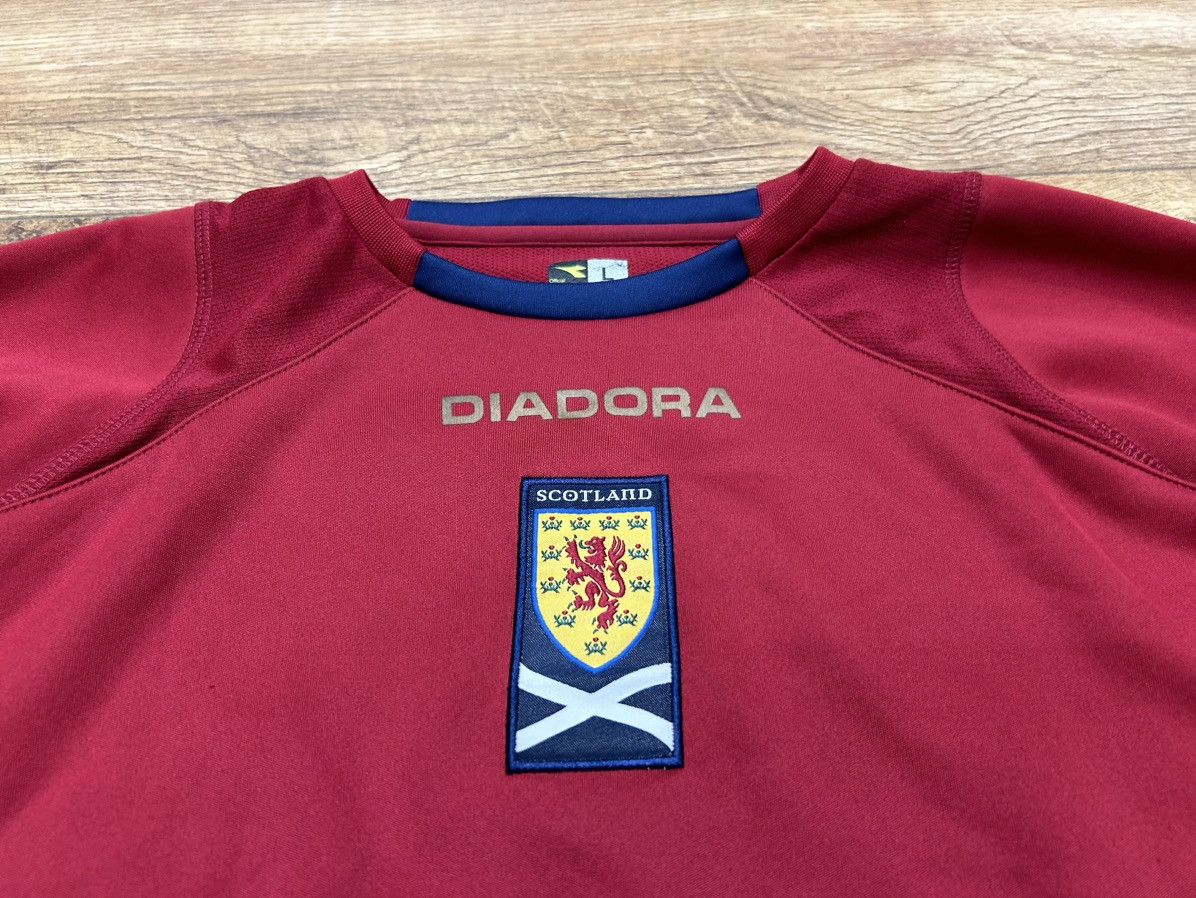 Diadora × Vintage Diadora Scotland Vintage Soccer Sweatshirt Size US L / EU 52-54 / 3 - 2 Thumbnail