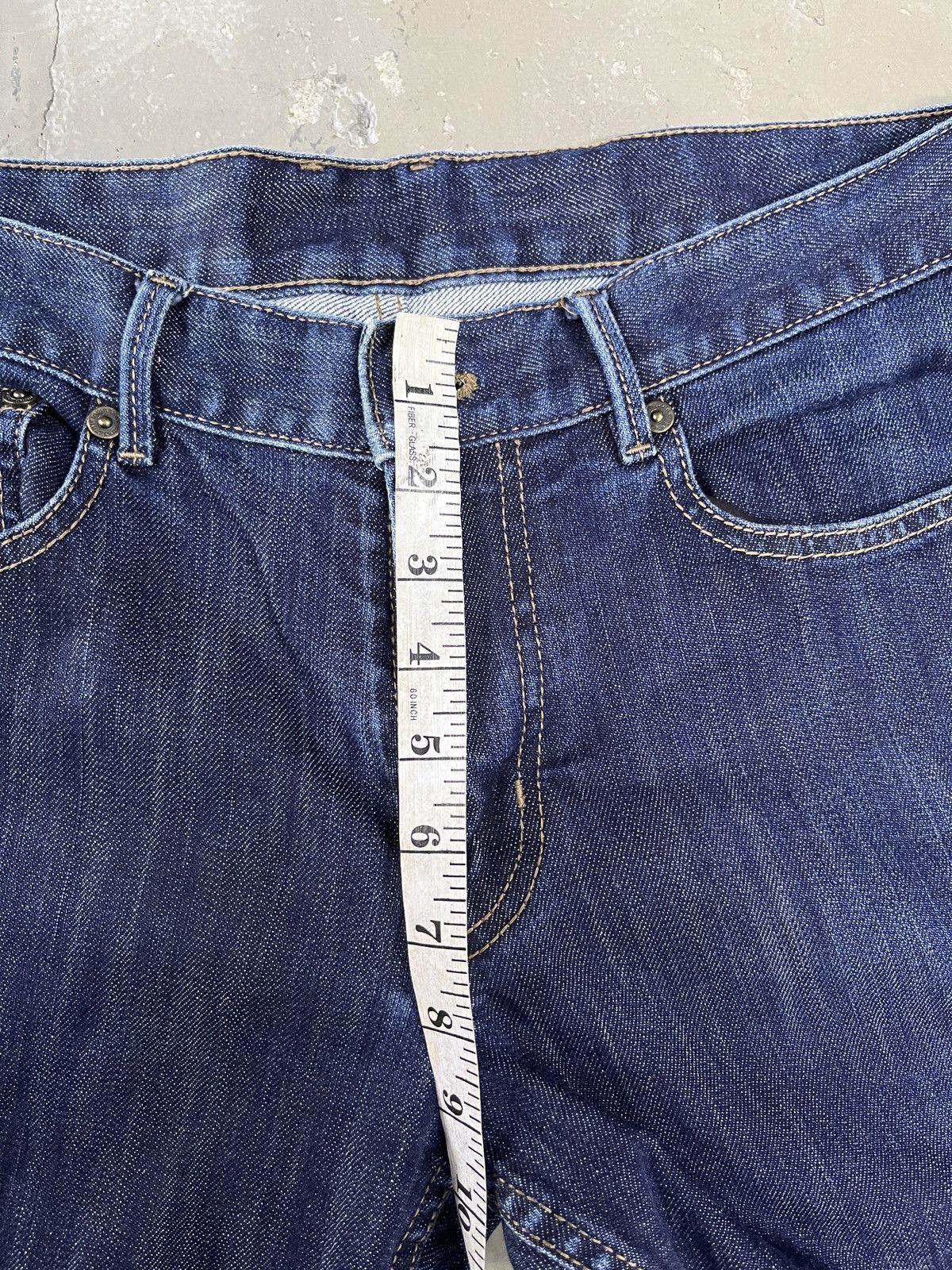Burberry Burberry BRIT Non Selvedge Indigo Denim Straight Cut Jeans Size US 32 / EU 48 - 10 Thumbnail