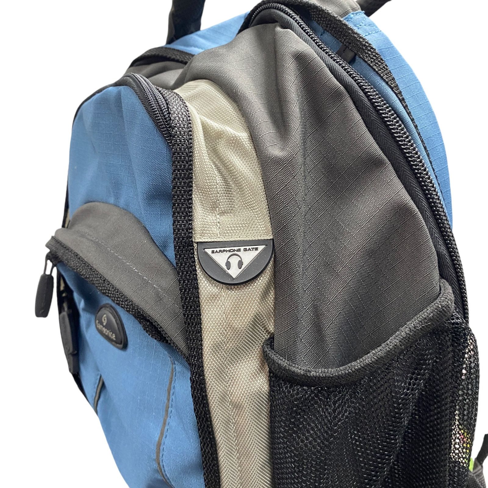 Samsonite Samsonite Blue Grey Black Laptop Travel School Backpack Size ONE SIZE - 8 Thumbnail