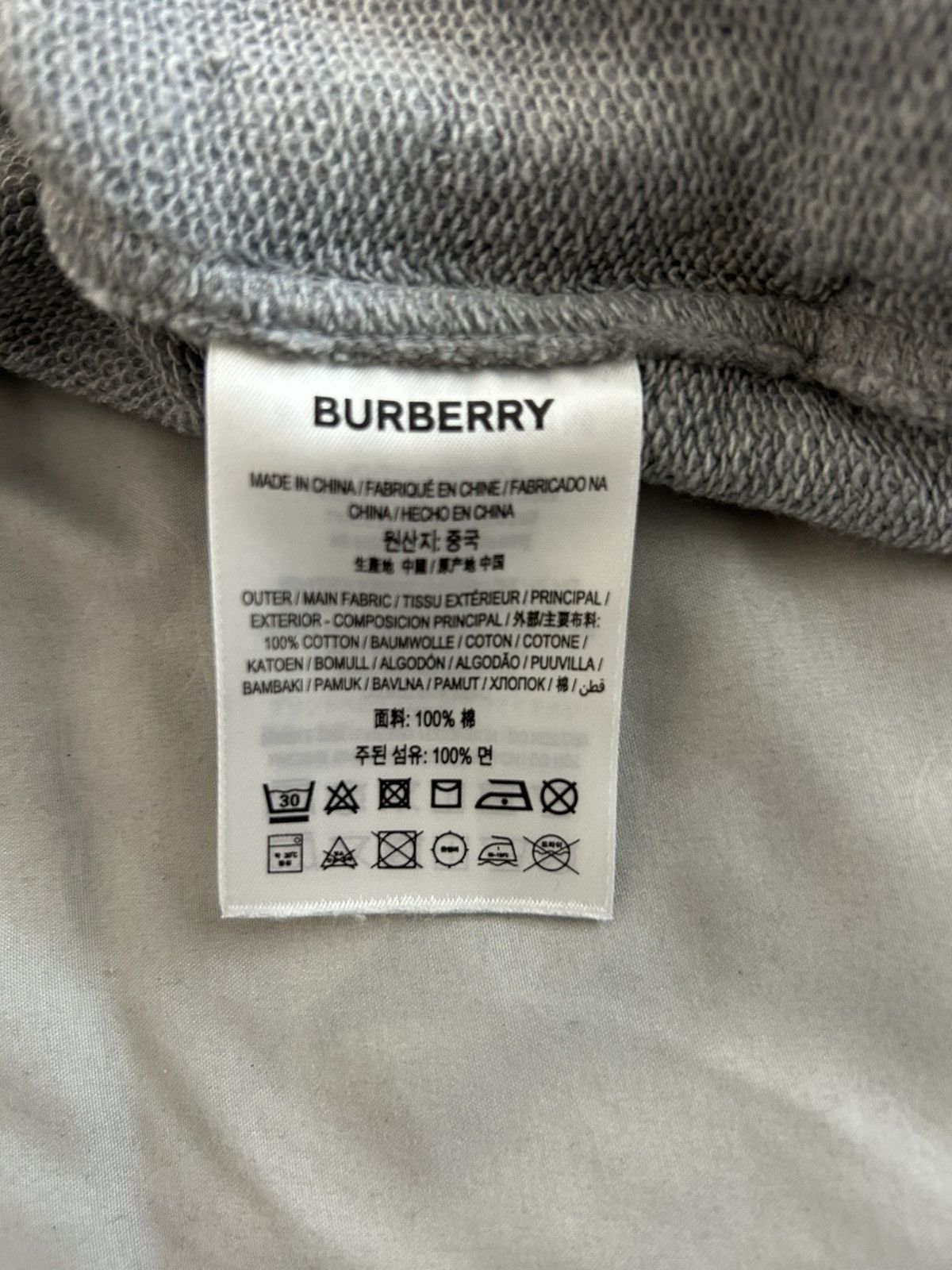 Burberry Grey Burberry joggers Size US 34 / EU 50 - 4 Thumbnail