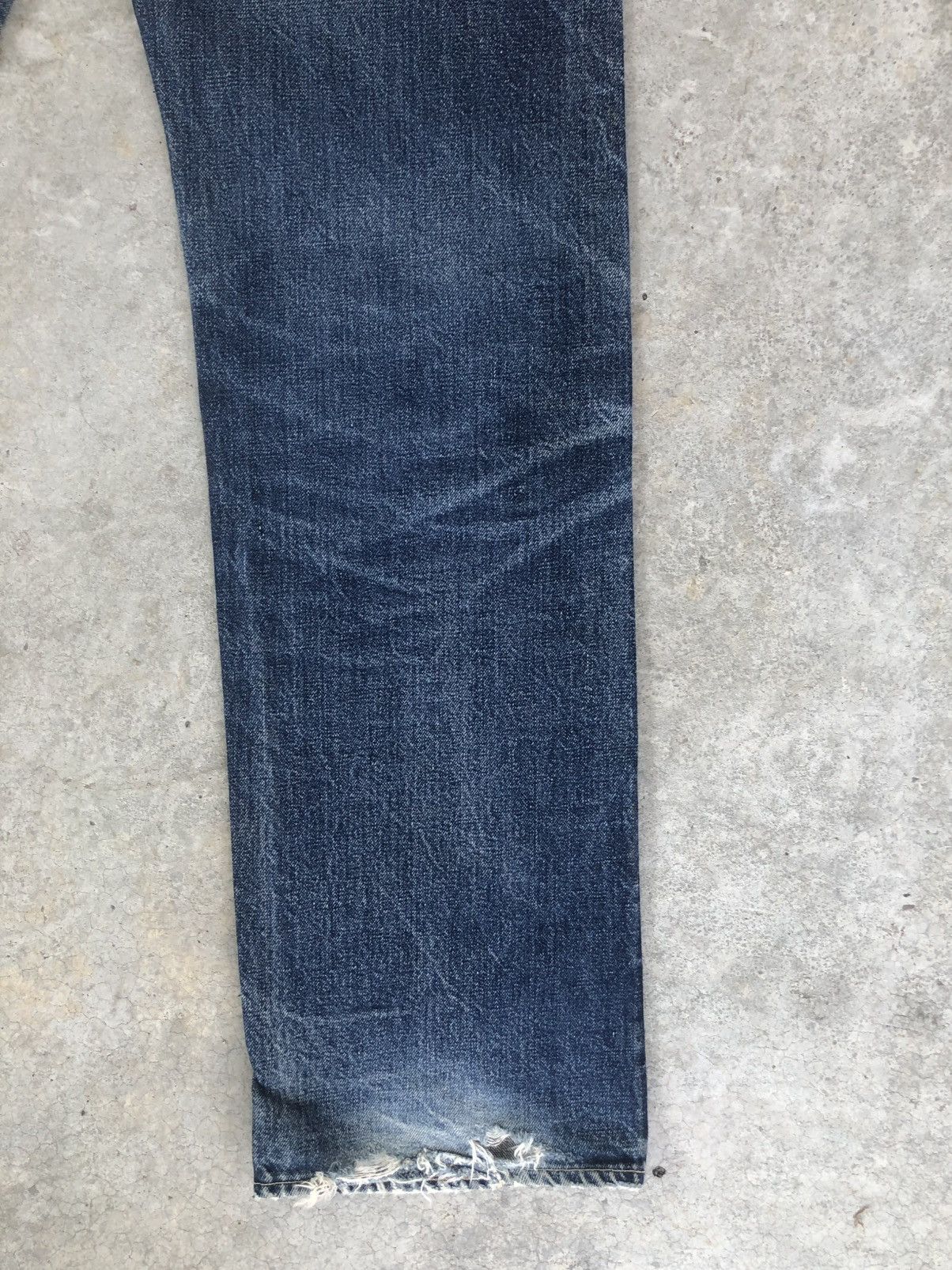 Studio D'Artisan Studio D’Artisan SD101 Selvedge Denim Distressed Jeans Size US 31 - 12 Thumbnail