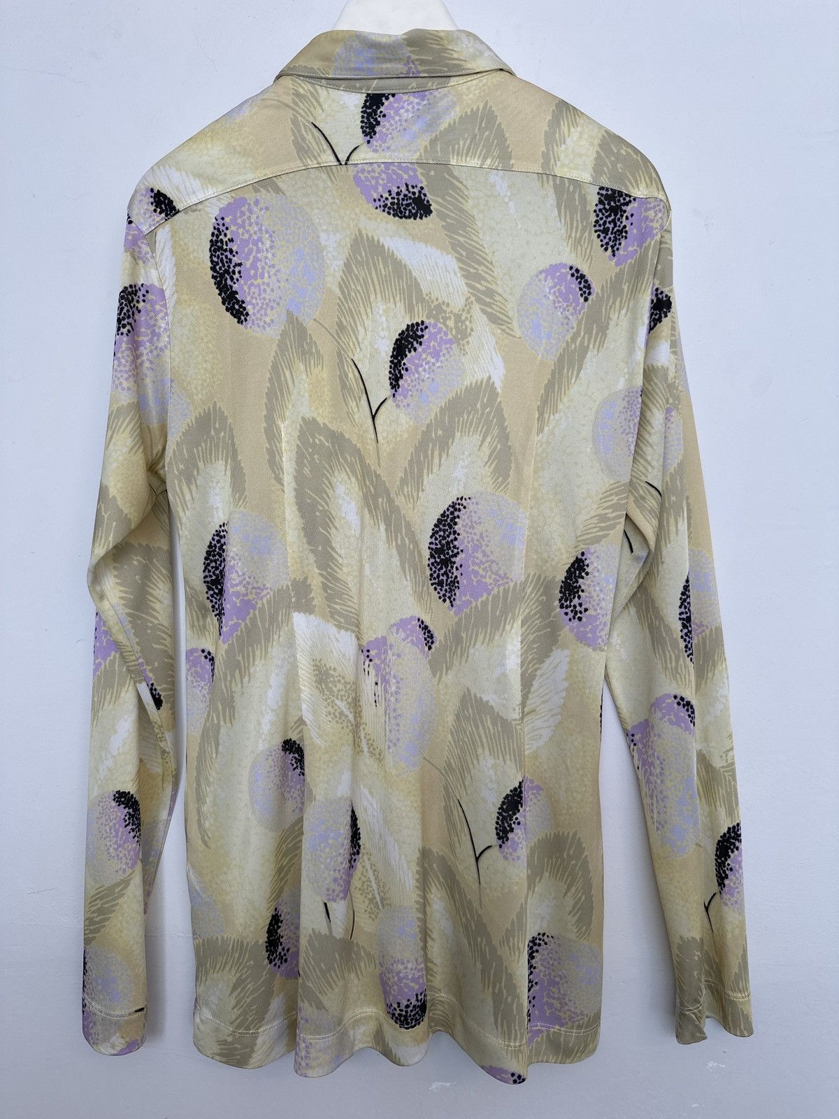 Helio Long-Sleeve Collared Floral Blouse