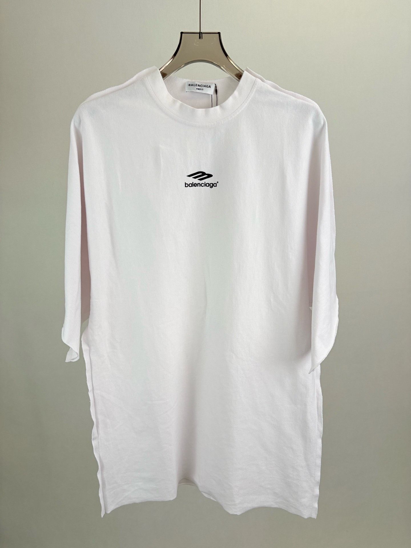 Balenciaga Balenciaga White Letter Double Hook Print Tee Size M / US 6-8 / IT 42-44 - 1 Thumbnail
