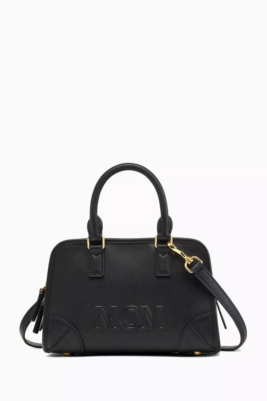 MCM o1mt1gz0125 Size: OS / Boston Mini Bag in Black Size ONE SIZE - 1 Thumbnail