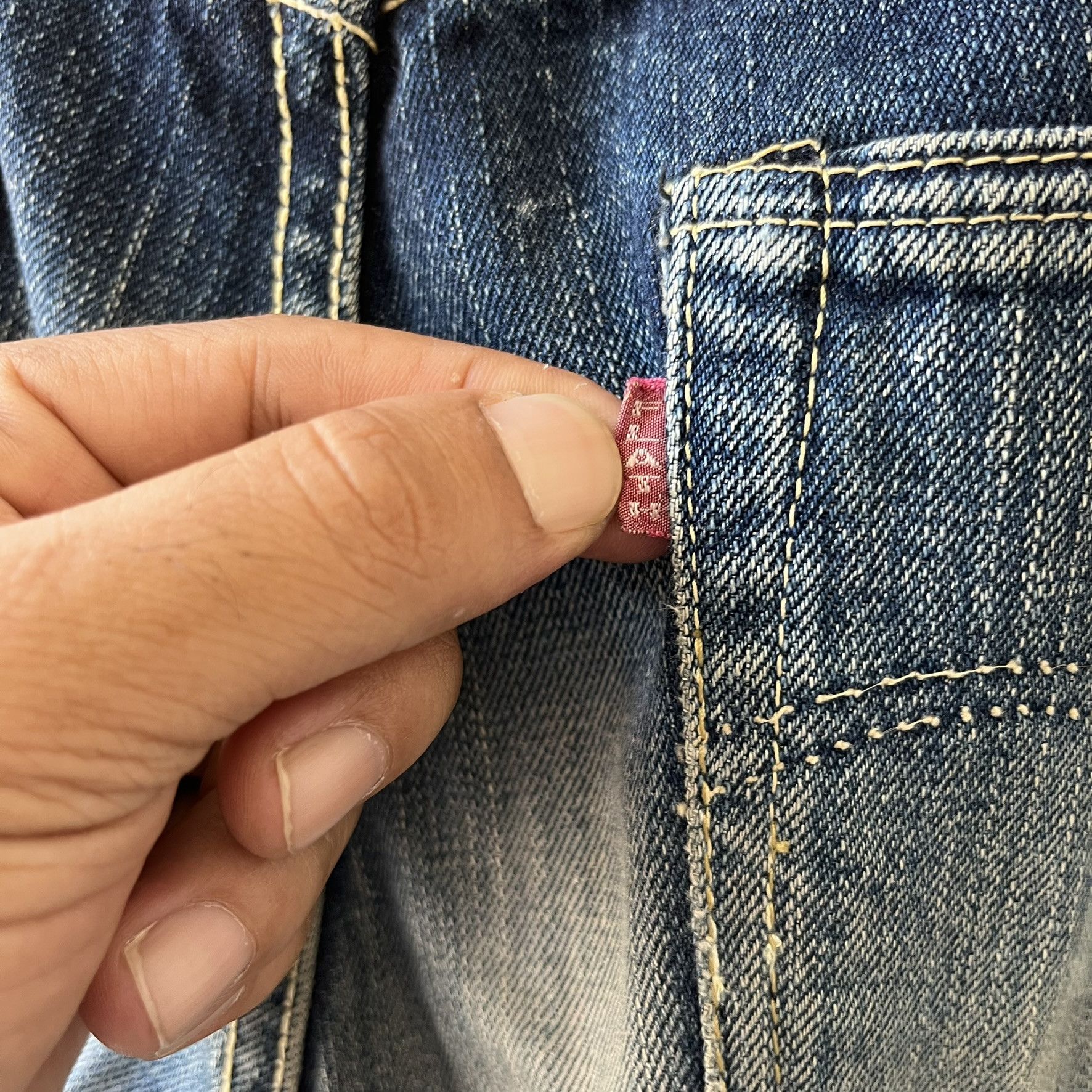 The Flat Head Size 28x32 Vintage Flat Head 3005 Straight Cut Jeans S1770 Size US 28 / EU 44 - 11 Thumbnail