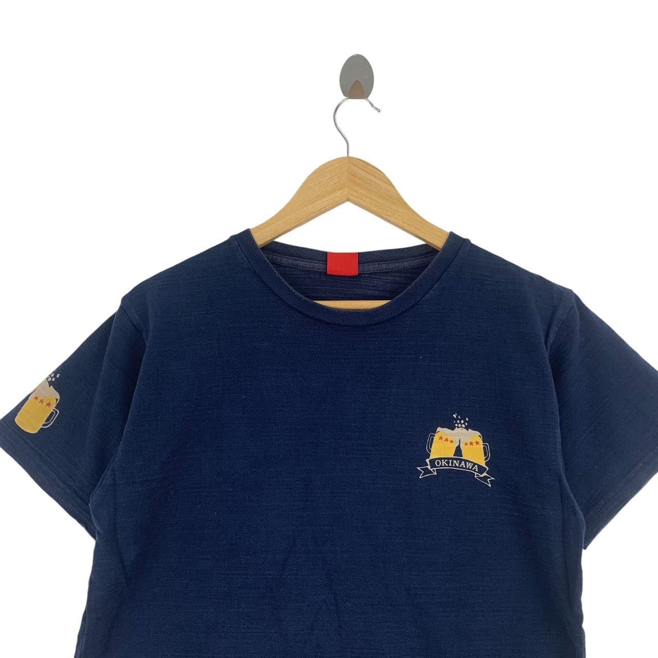 Other ORION OKINAWA DRAFT BEER Pure Indigo Tee Shirt Size US L / EU 52-54 / 3 - 3 Thumbnail