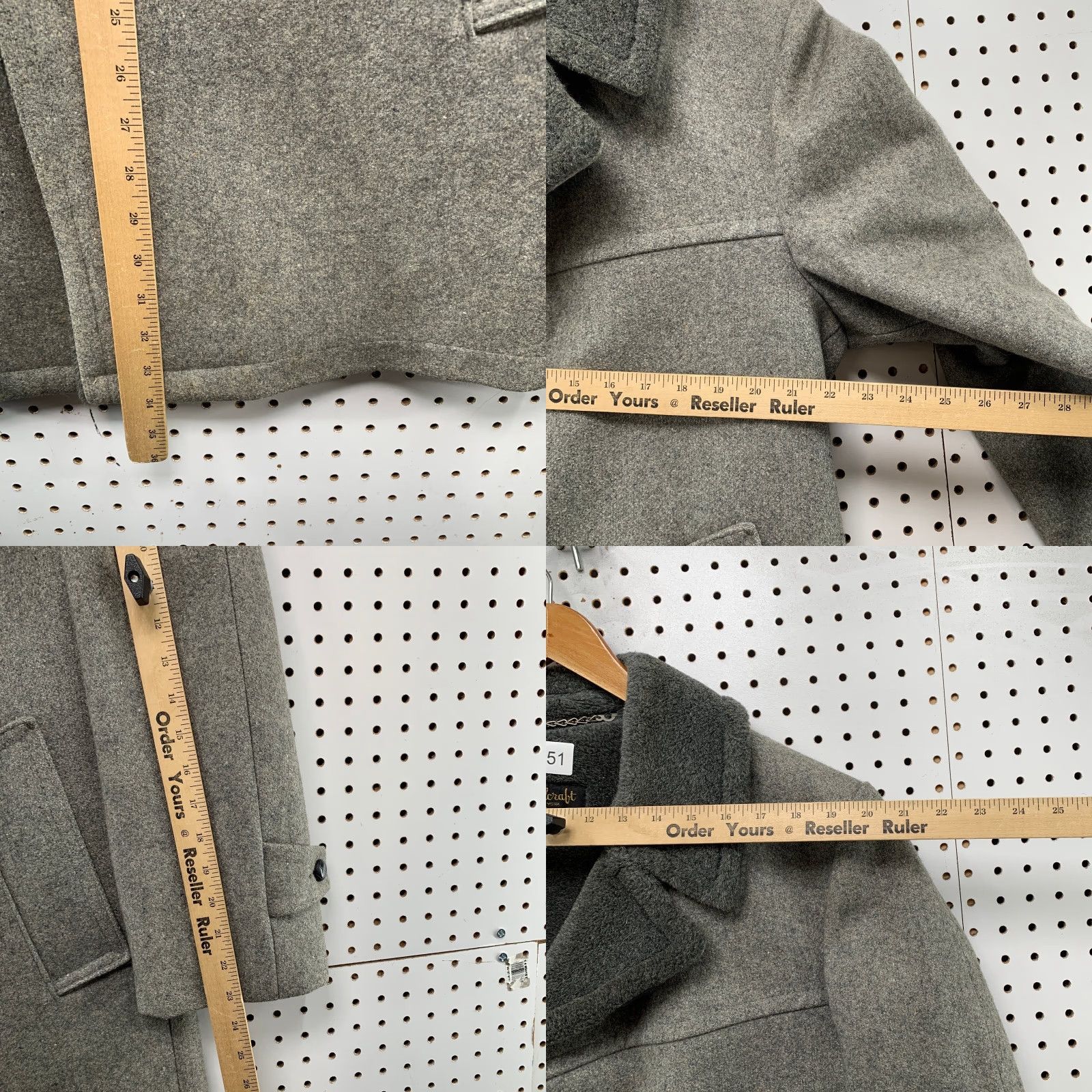 Vintage VINTAGE Casualcraft Wool Button Overcoat Mens Size 40 Gray Winter Heavyweight Coat USA Wool Tweed Long Coat Men 40 Mens Size US XXS / EU 40 - 8 Thumbnail