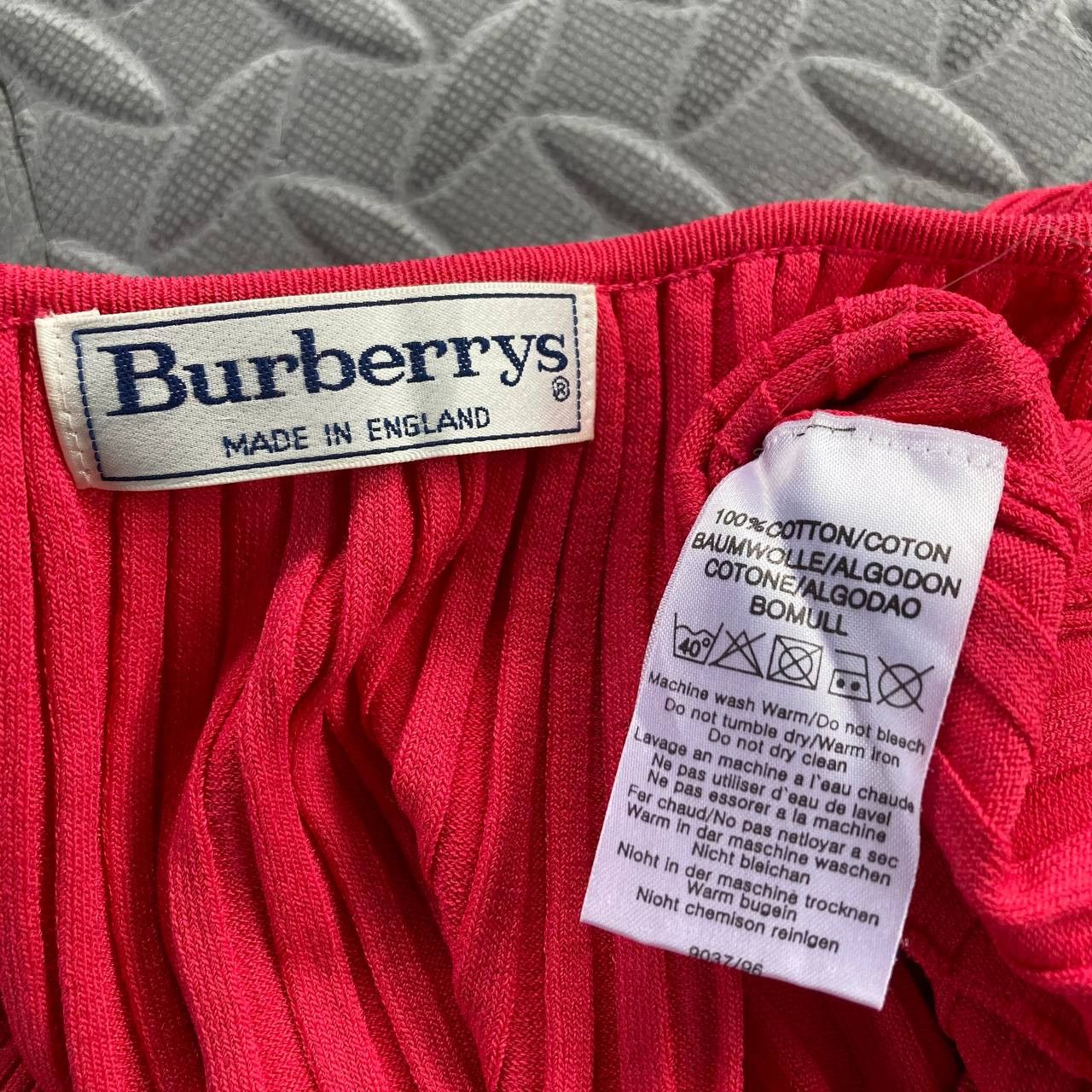 Burberry Vintage Rib Knit Puffer Sleeves Top Size S / US 4 / IT 40 - 13 Thumbnail