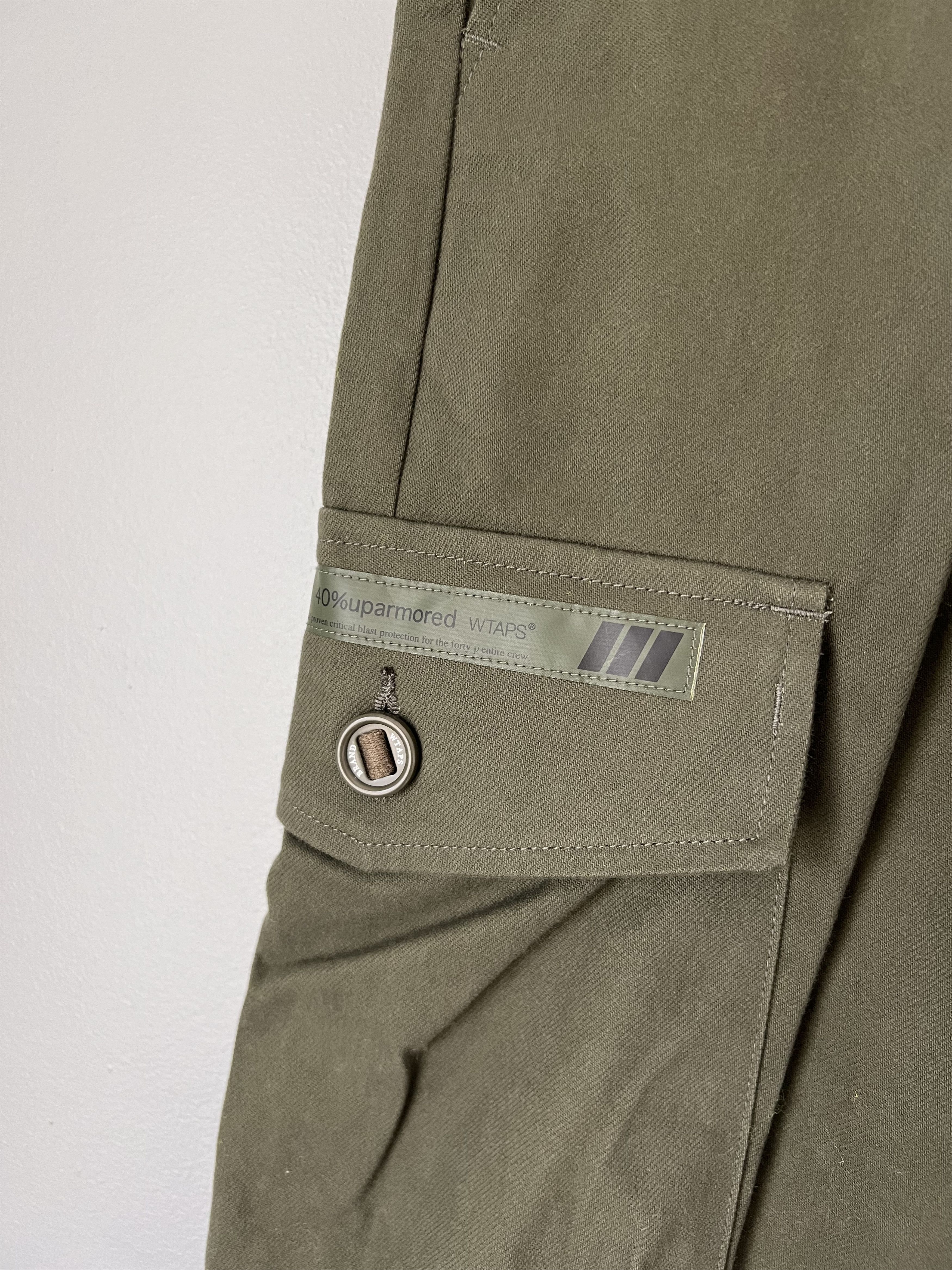 Wtaps WTAPS Milt2001 Cargo Pants in Olive Green Size US 34 / EU 50 - 4 Thumbnail