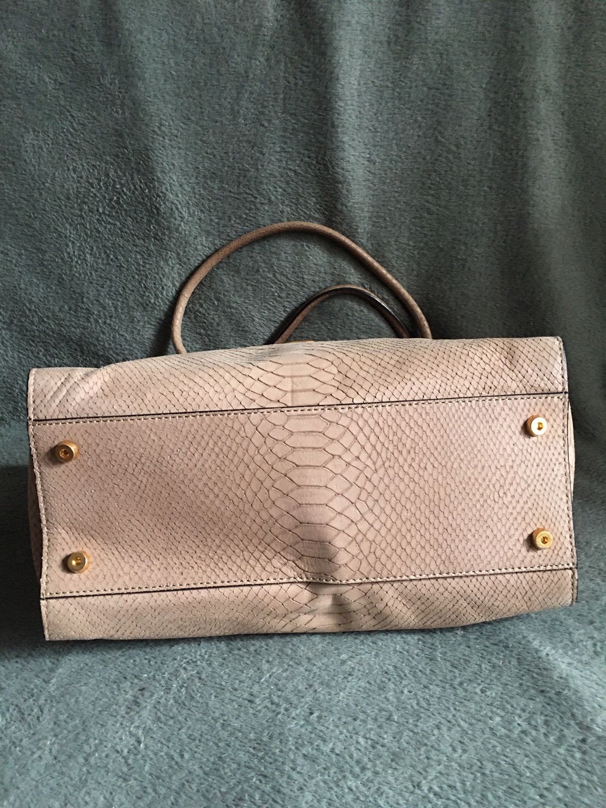 Other COCCINELLE Beige Leather Snake Design Handbag Shoulder Bag Size ONE SIZE - 7 Thumbnail