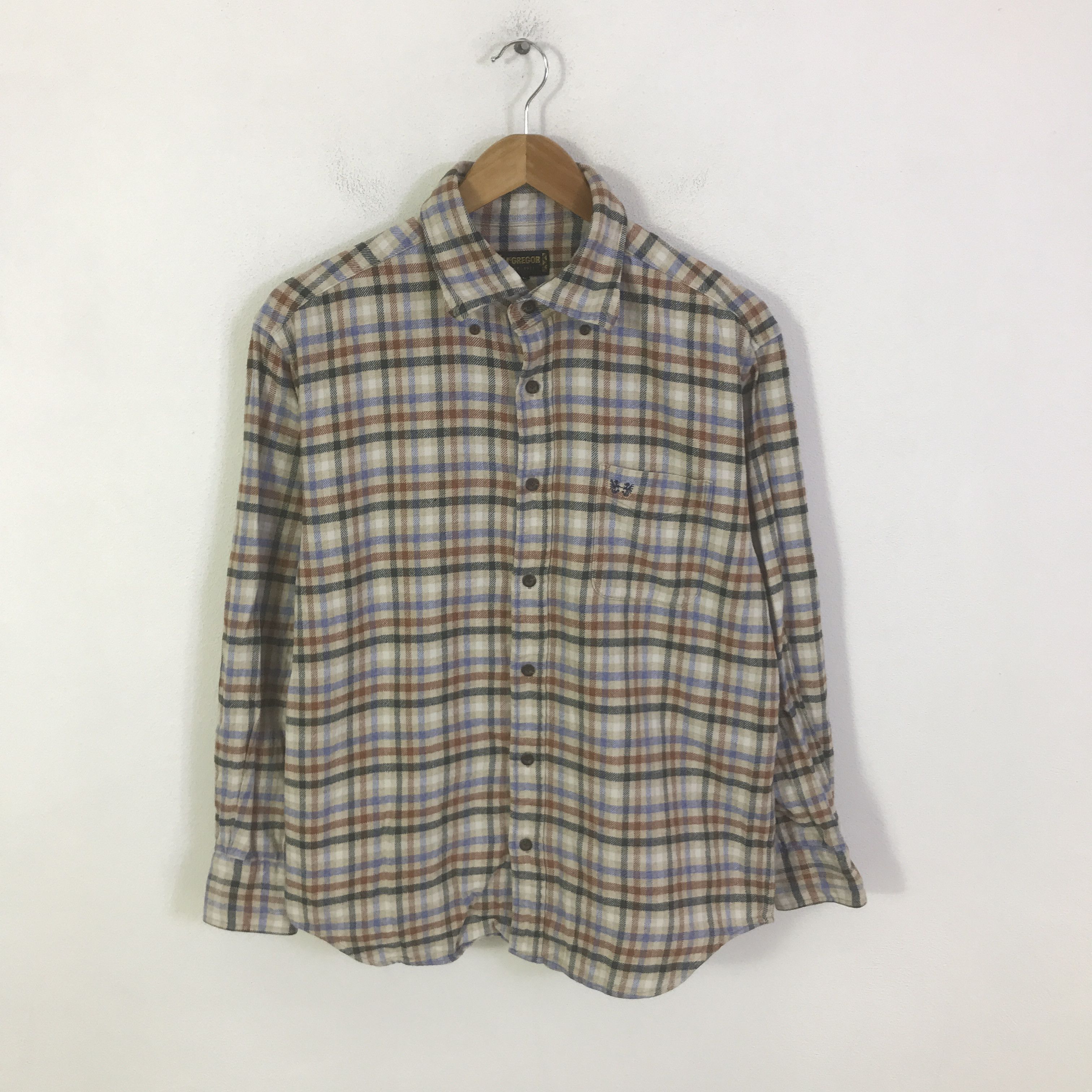 McGregor vtg mcgregor tartan button up shirt K117B17 Size US L / EU 52-54 / 3 - 1 Thumbnail
