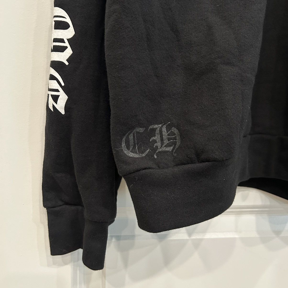 Chrome Hearts Chrome Hearts Neck Logo Crewneck Sweatshirt Black Sz Medium Size US M / EU 48-50 / 2 - 9 Thumbnail