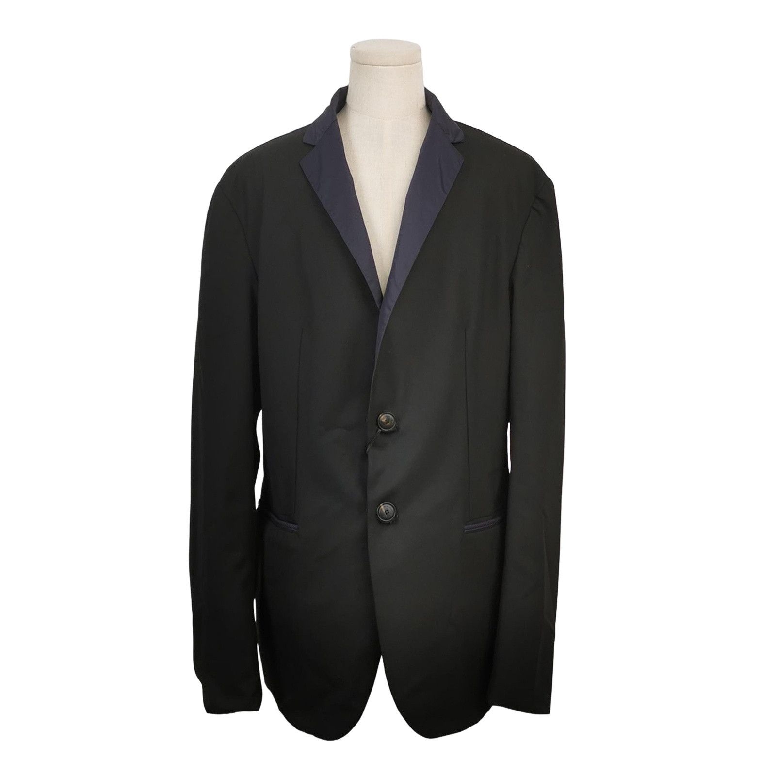Emporio Armani Emporio Armani Contrast Lapel Tech Blazer 36R Size 36R - 1 Thumbnail