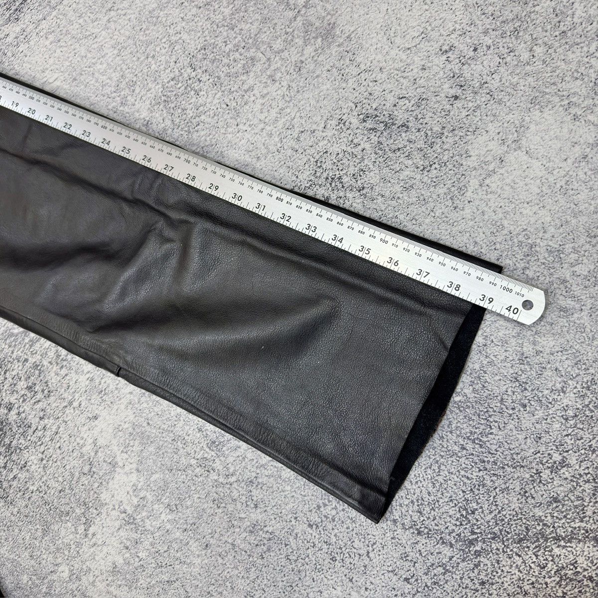 Genuine Leather Cima Schlier Black Genuine Leather Pants 50 size (33) Size US 32 / EU 48 - 14 Thumbnail