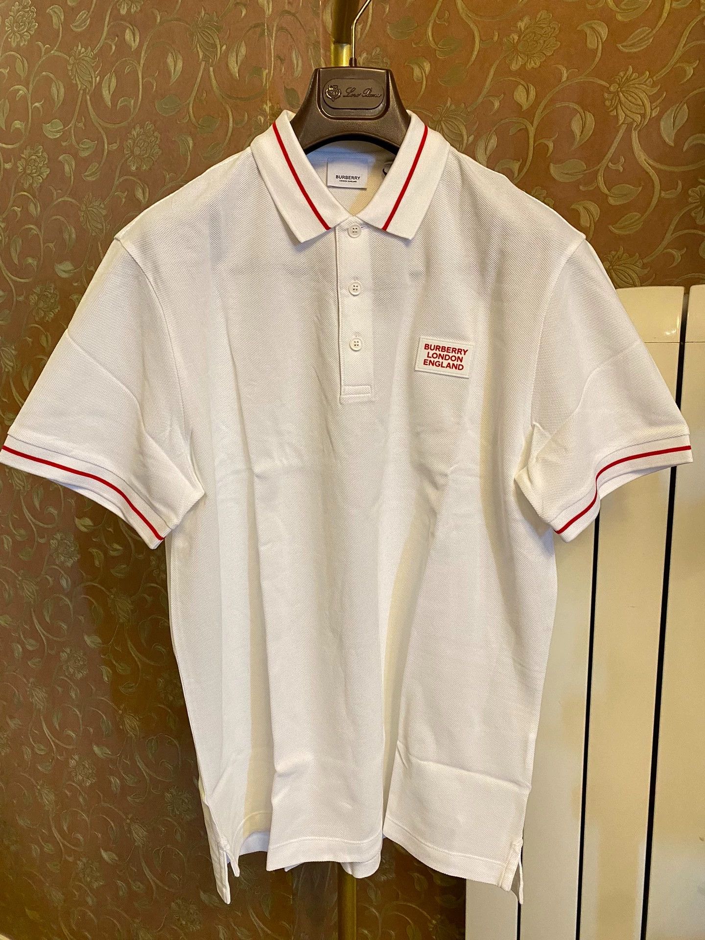 Burberry Burberry TB Placket Short Sleeve Polo Shirt XL Size US XL / EU 56 / 4 - 1 Thumbnail