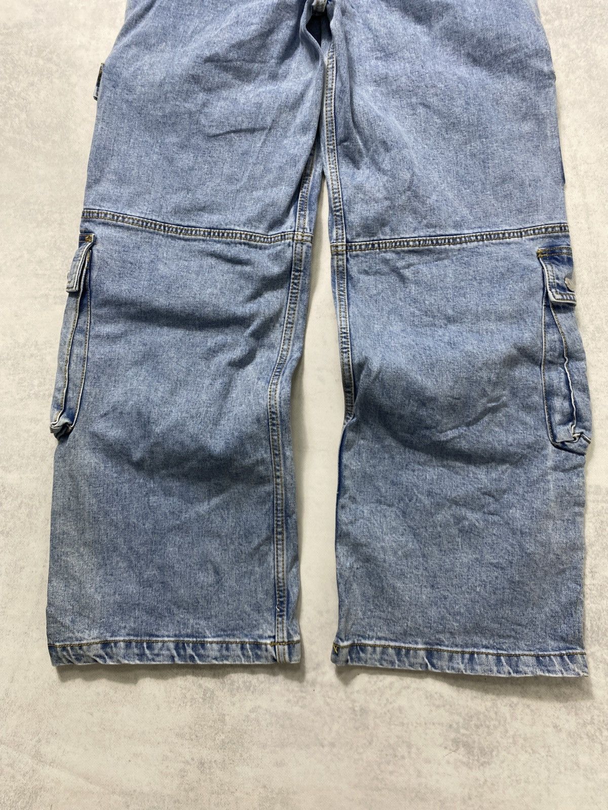 Japanese Brand × Vintage Alcott Jeans Japan style distressed multi pocket Baggy pants Size US 30 / EU 46 - 7 Thumbnail