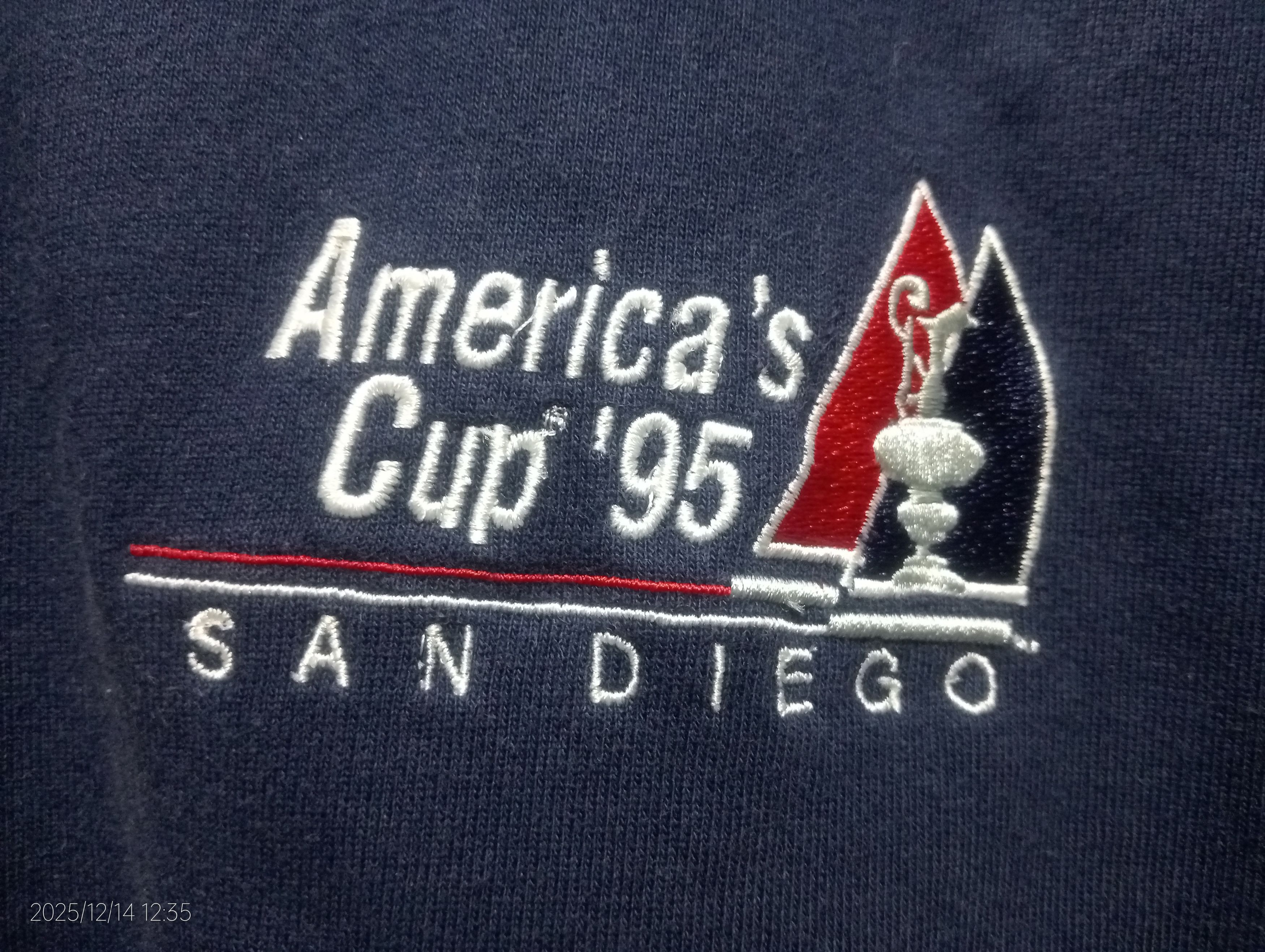 Canterbury of New Zealand Vintage '90s America's Cup '95 San Diego CoNZ Rugby Jersey Size US L / EU 52-54 / 3 - 2 Thumbnail