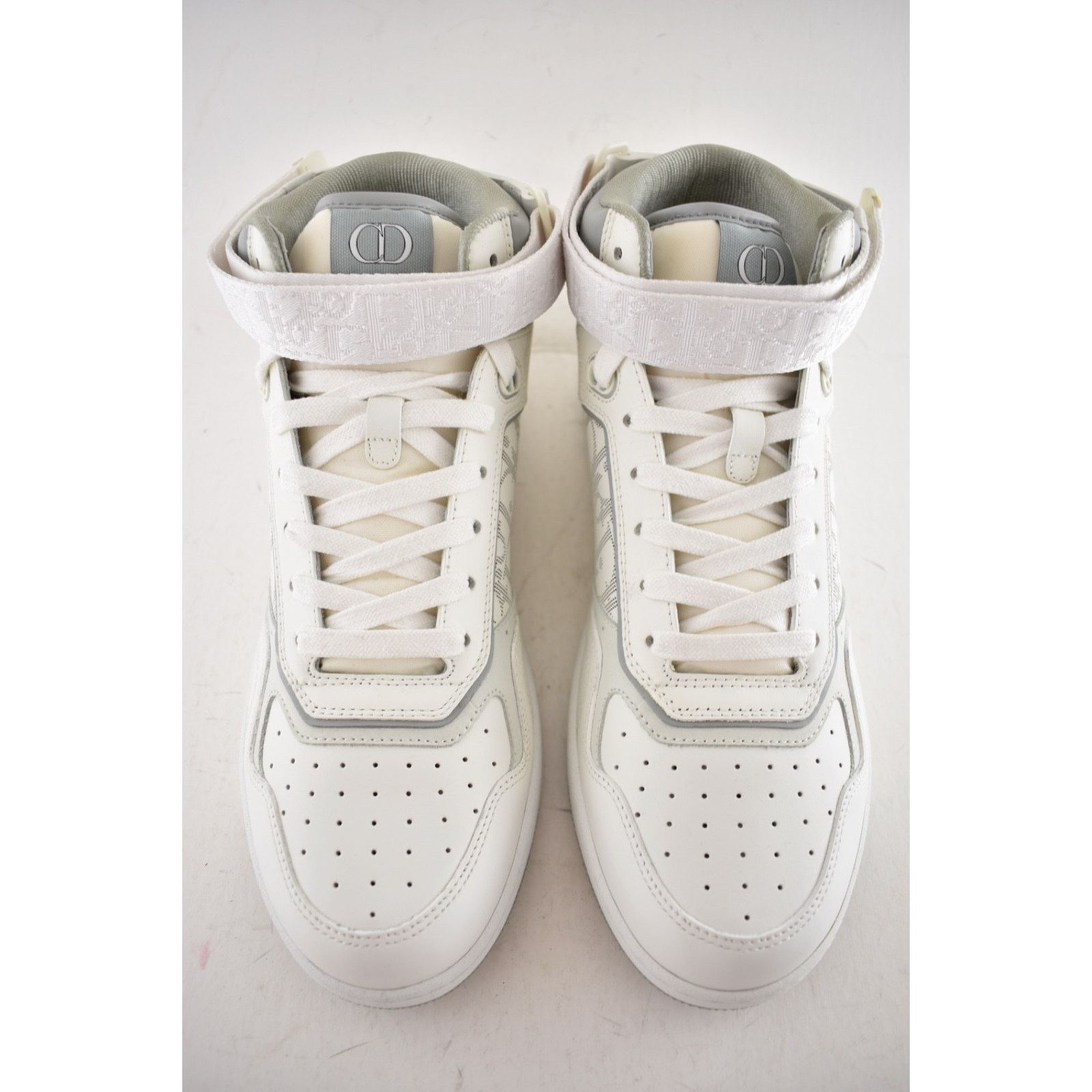 Dior Mens B27 Uptown Leather Oblique High Top Trainer Sneakers Size US 11 / EU 44 - 6 Thumbnail