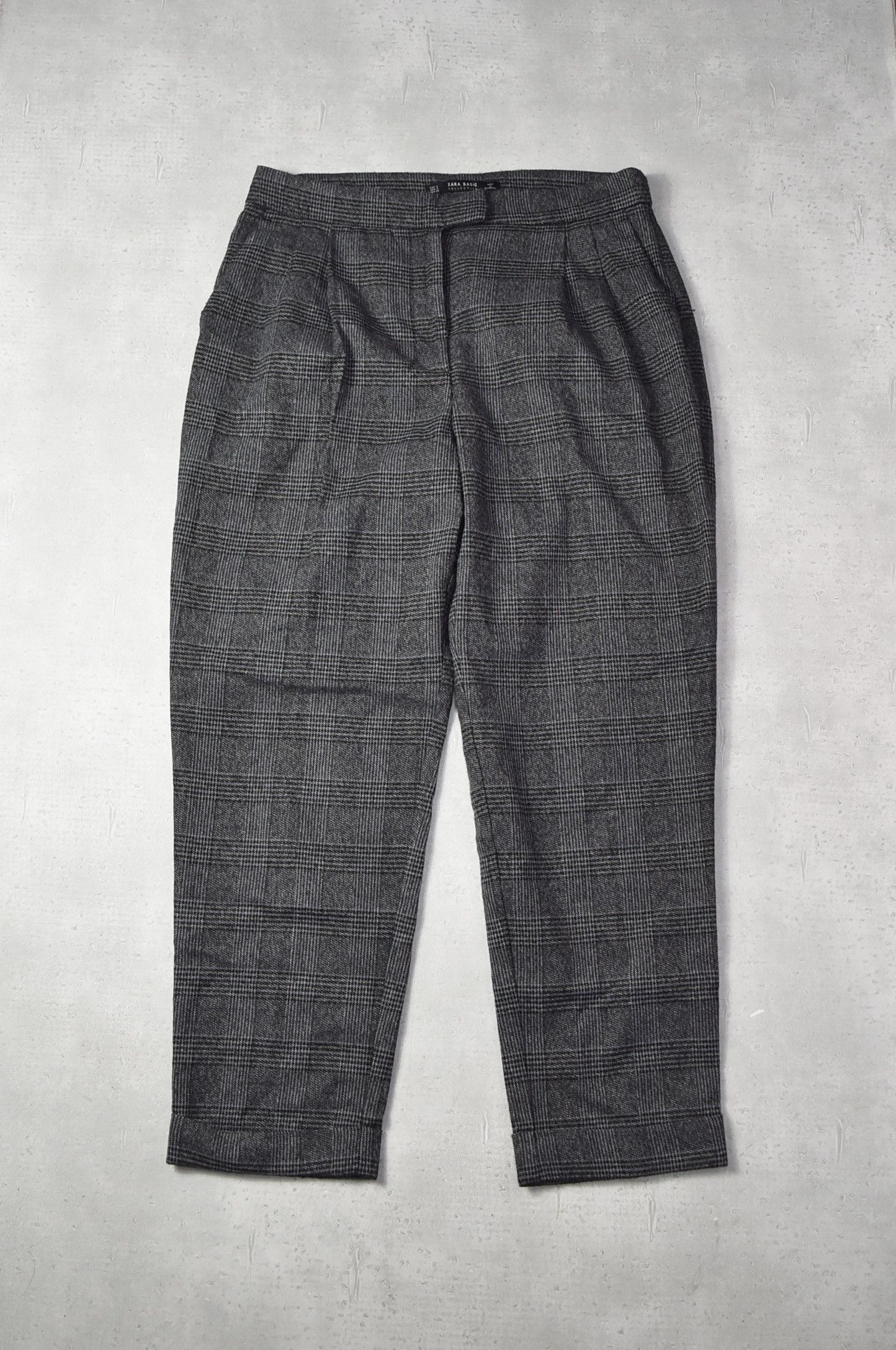 Zara Zara checker slacks pants 15-4-43 91 Size US 30 / EU 46 - 1 Thumbnail