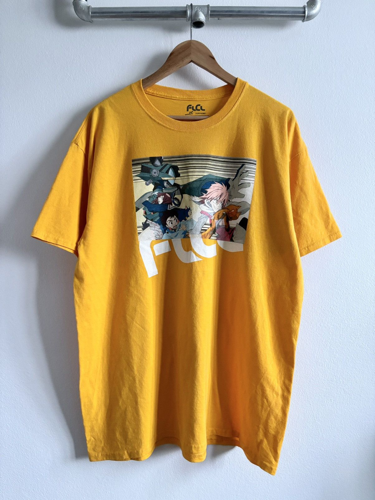 Anime Vintage FLCL Fooly Cooly Shirt Size US XL / EU 56 / 4 - 1 Thumbnail