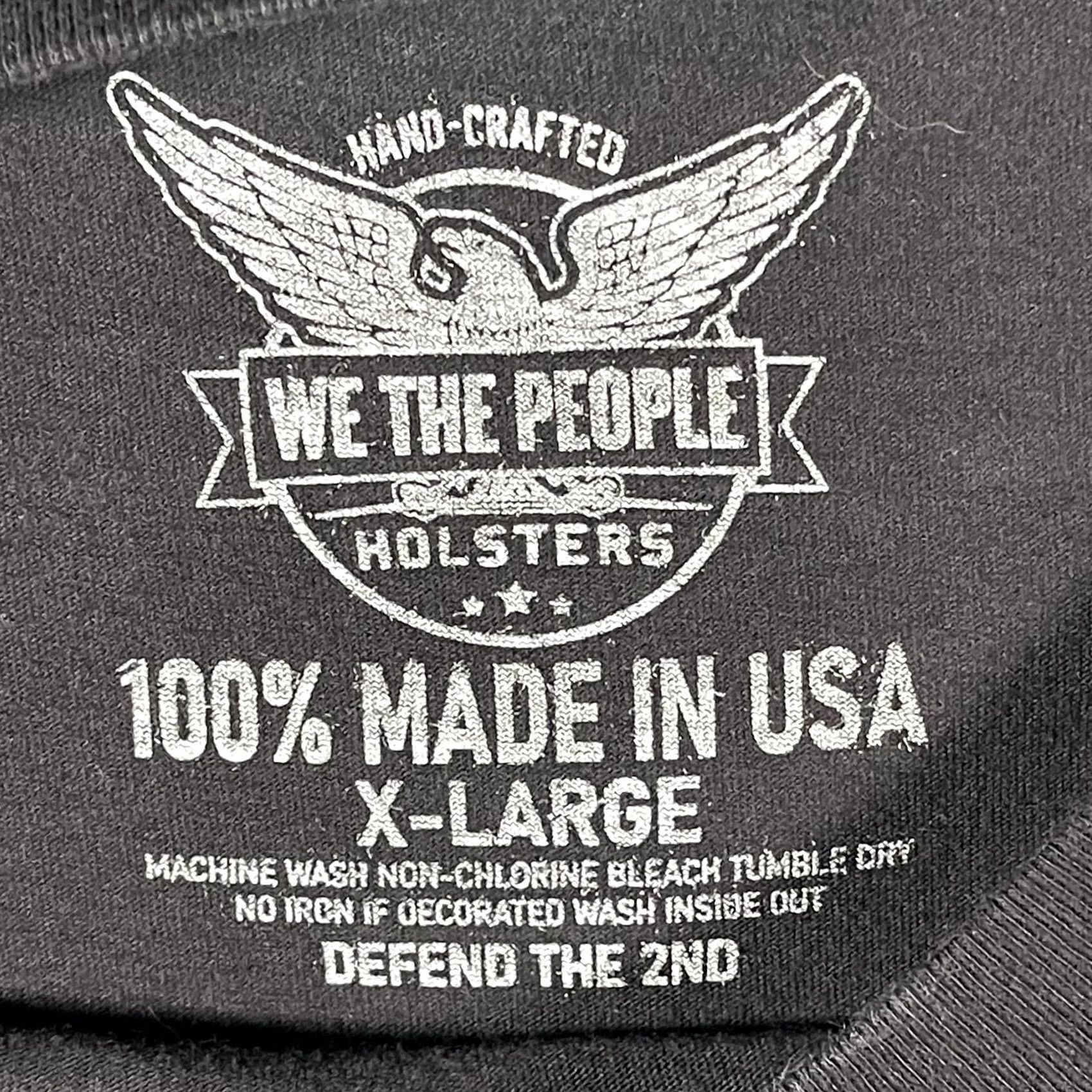 Vintage We The People Holsters Shirt Mens XL Black Graphic F Around & Find Out USA Made Size US XL / EU 56 / 4 - 5 Thumbnail