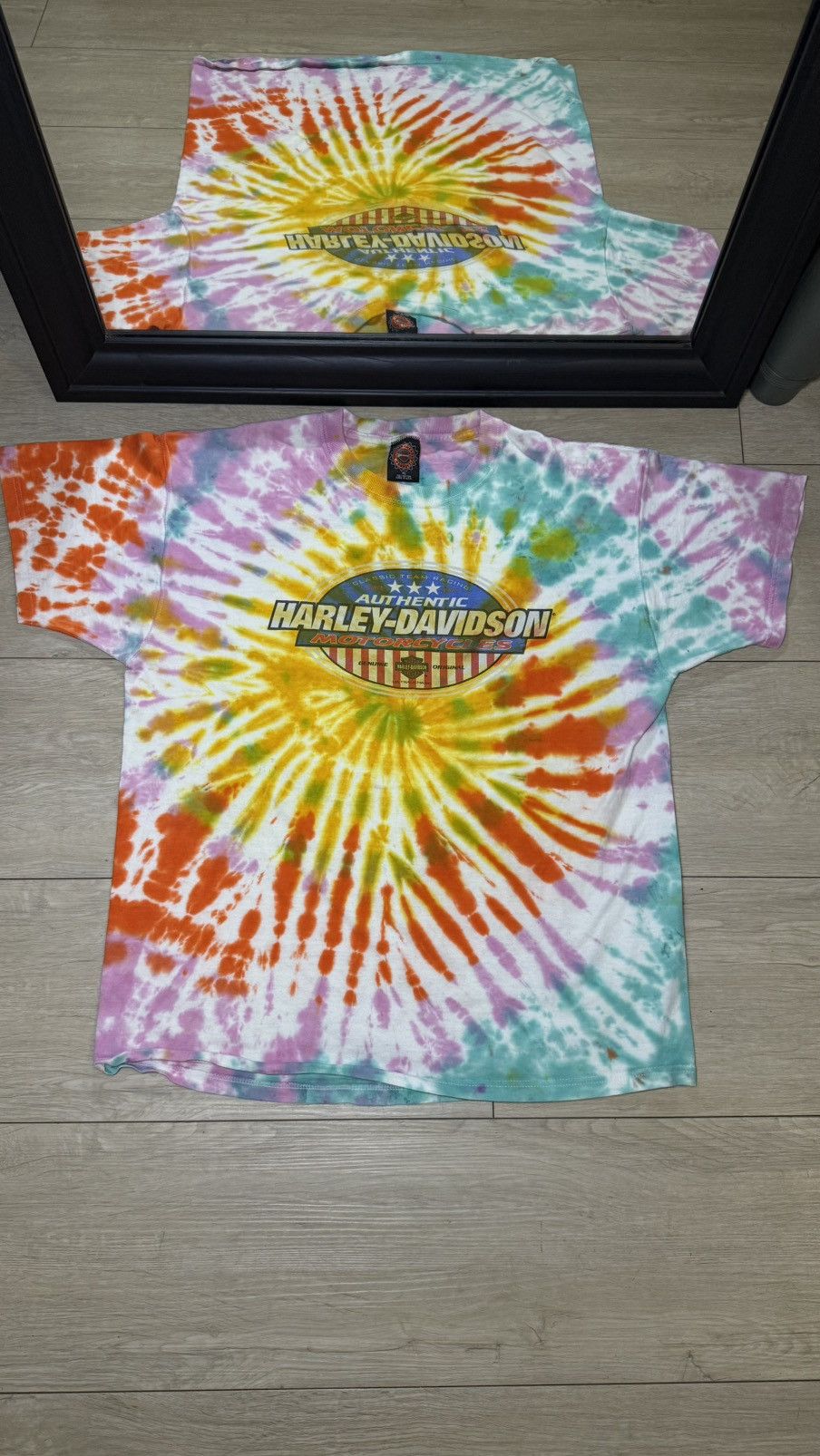 Harley Davidson Vintage / Y2K Harley Davidson Sedona Arizona Tie Dye Shirt Size US XL / EU 56 / 4 - 3 Thumbnail