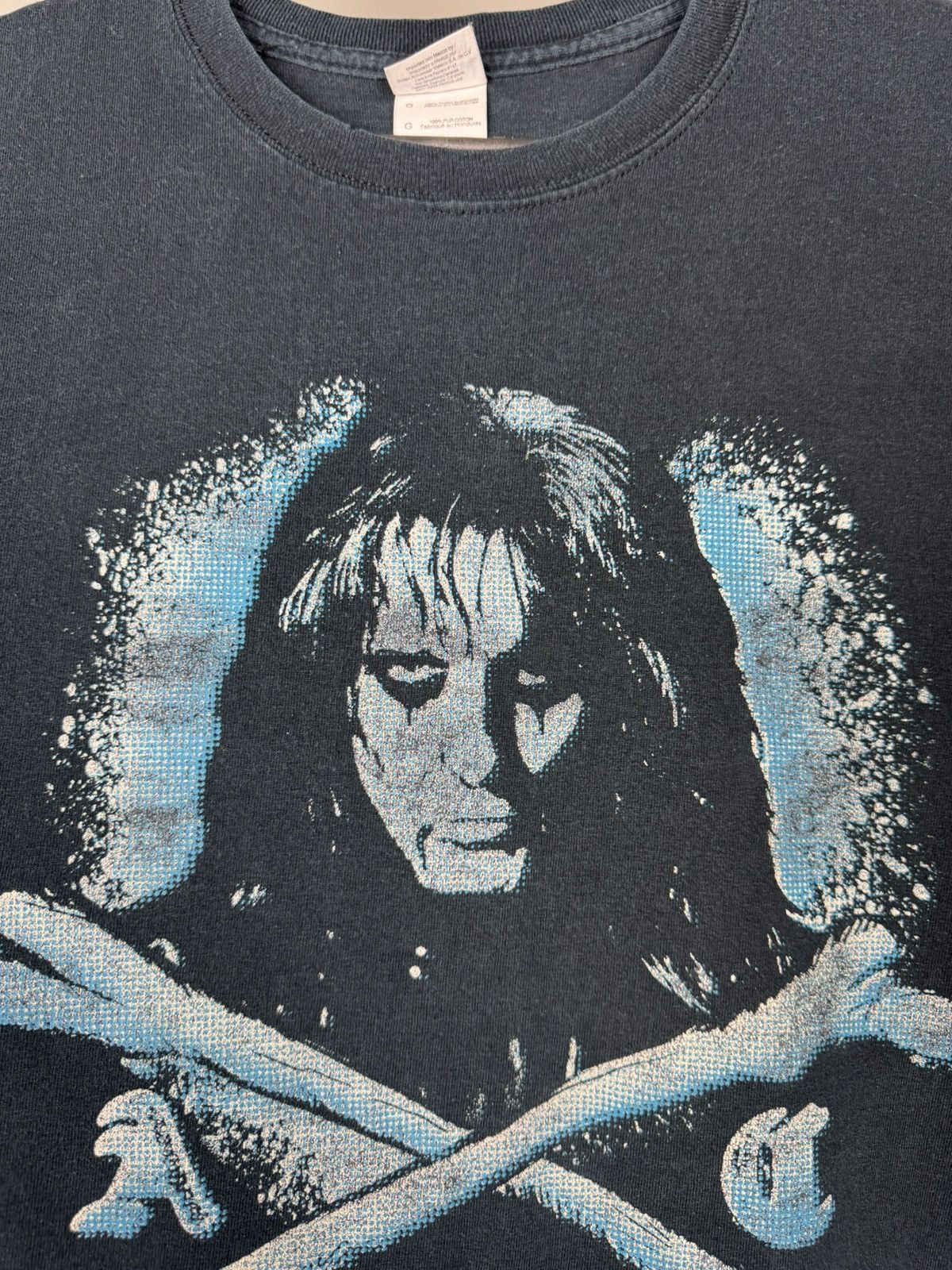 Band Tees Alice Cooper Psycho Drama Tour 2007 Distressed T-shirt Size US L / EU 52-54 / 3 - 9 Thumbnail