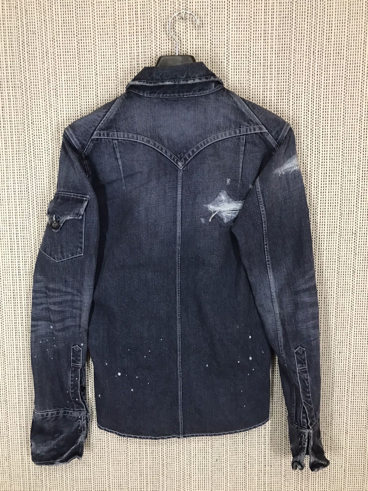 FranCisT MOR.K.S 🔥FRANCIST MOR K.S JACKET NO BUTTON DISTRESSED DESIGN🔥 Size US M / EU 48-50 / 2 - 13 Thumbnail