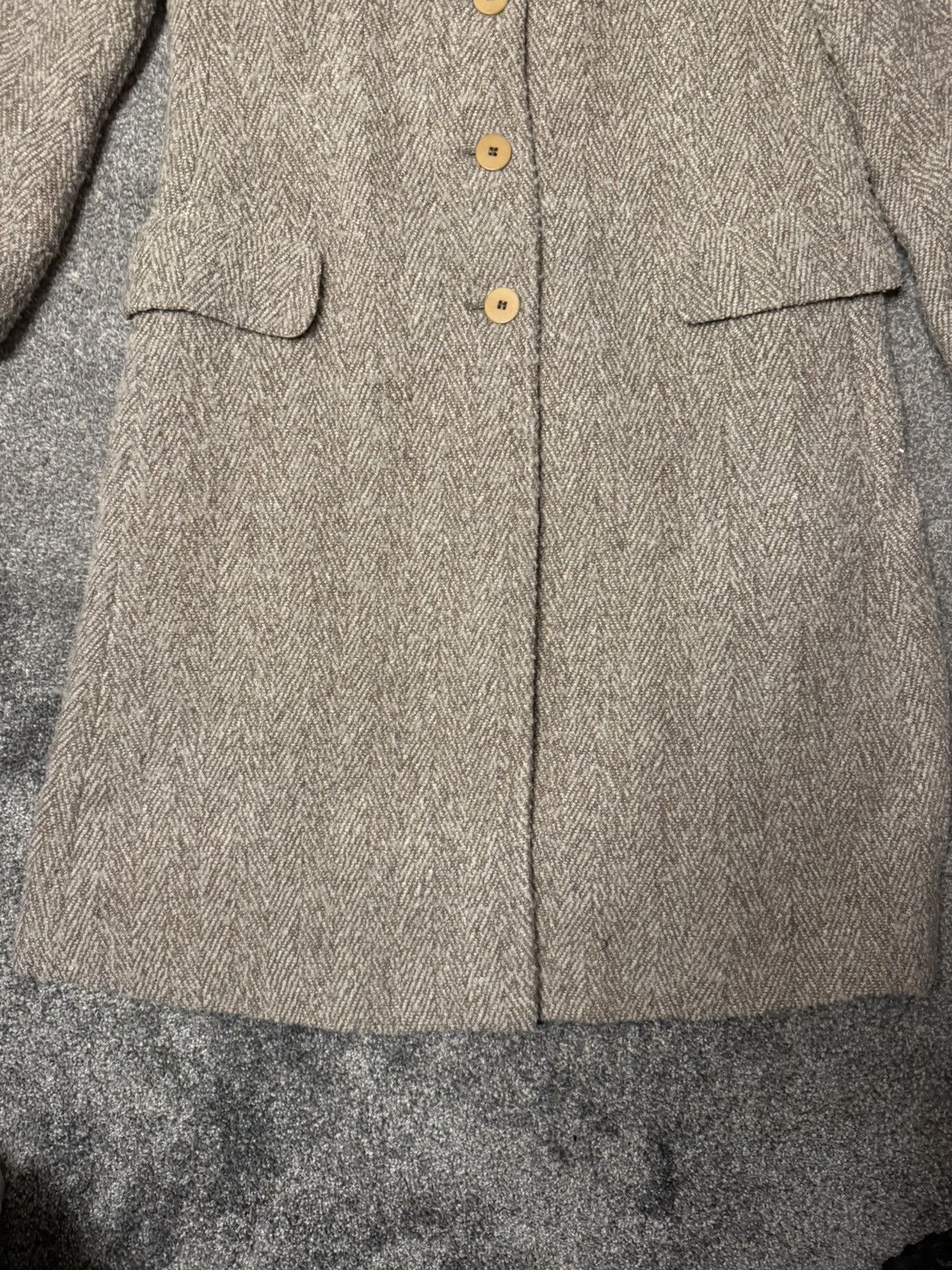 Giorgio Armani Giorgia Armani Wool & Mink fur overcoat Vintage Size M / US 6-8 / IT 42-44 - 6 Thumbnail