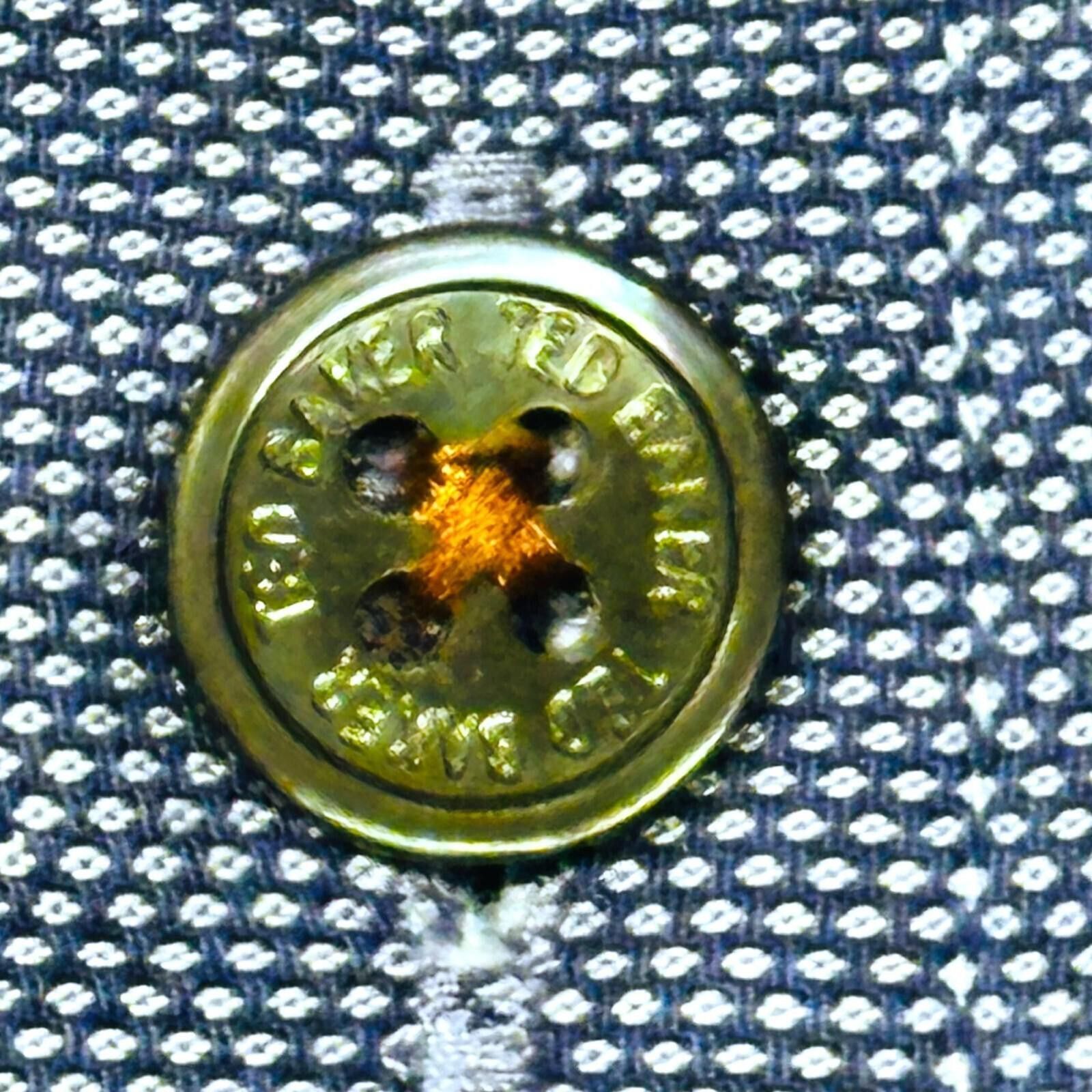 Ted Baker Ted Baker 6 Shirt Men's UK Size 2XL Blue Ditsy Print Button Size 48R - 12 Thumbnail