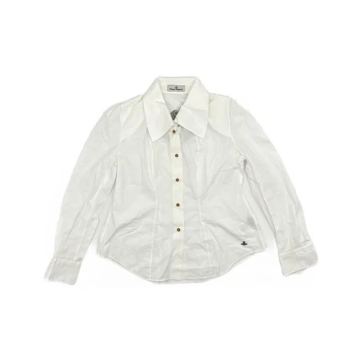 Vivienne Westwood Vivienne Westwood Long Sleeve White Shirt Size L / US 10 / IT 46 - 8 Thumbnail