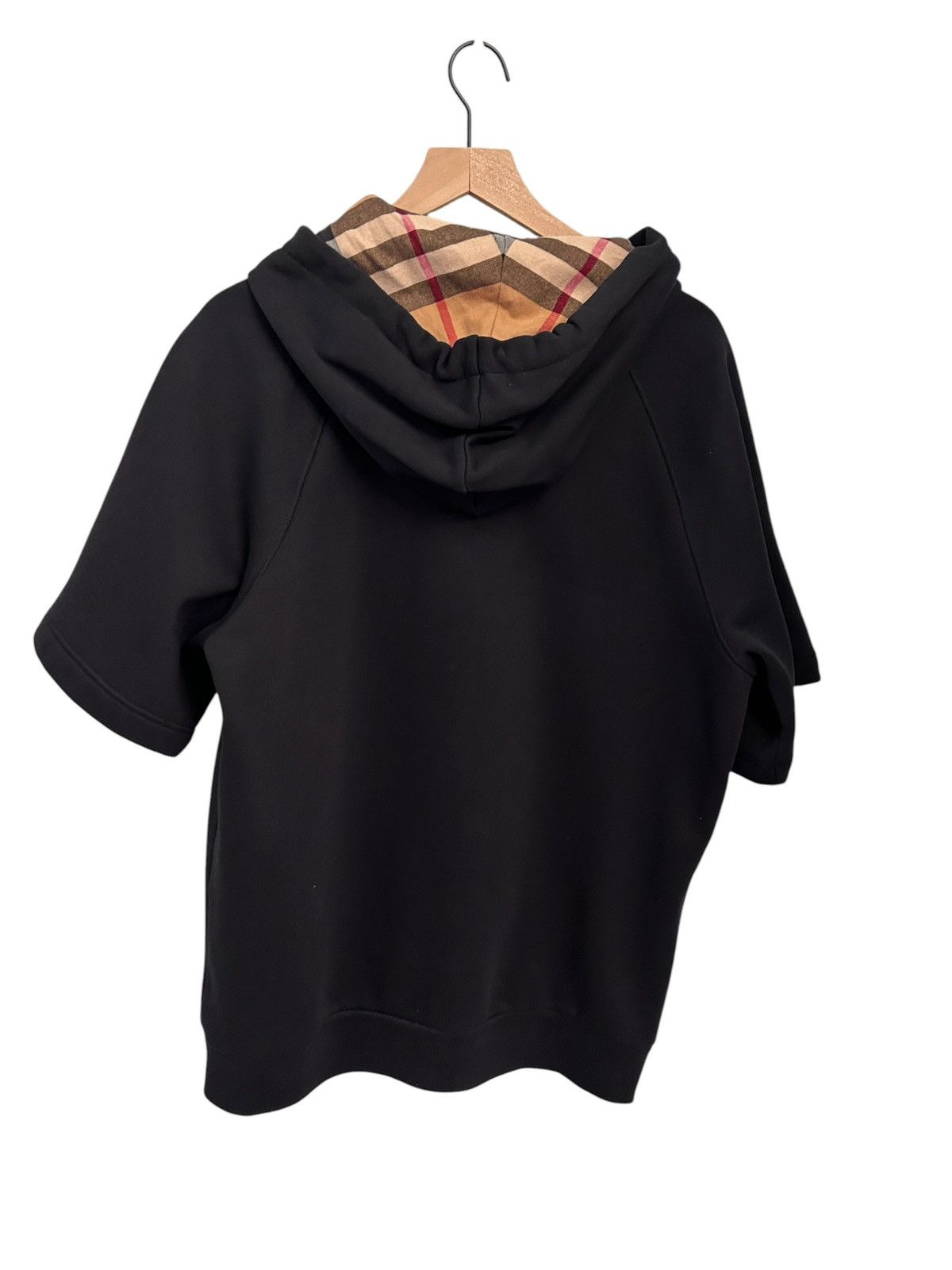 Burberry Burberry Short sleeve over fitting Black Medium hoodie Size US M / EU 48-50 / 2 - 2 Thumbnail