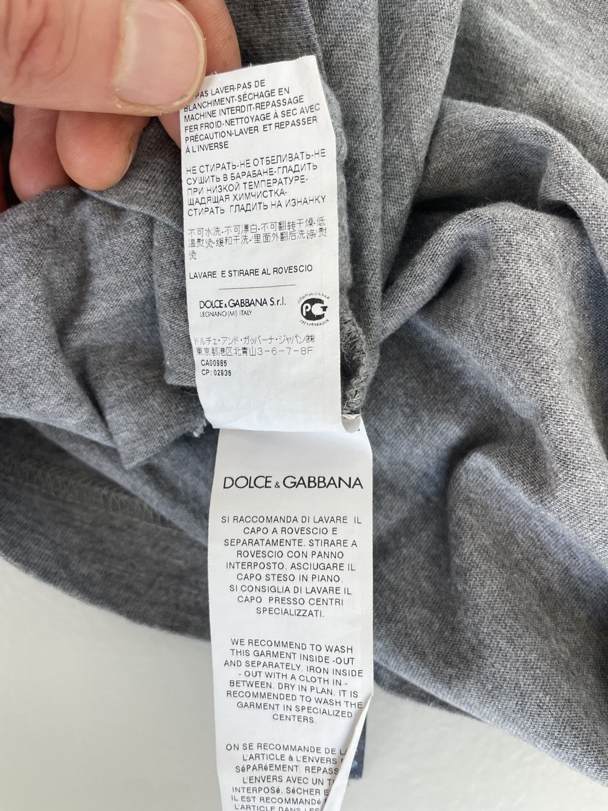Dolce & Gabbana Dolce & Gabanna t-shirt “the great escape” Size US S / EU 44-46 / 1 - 7 Thumbnail