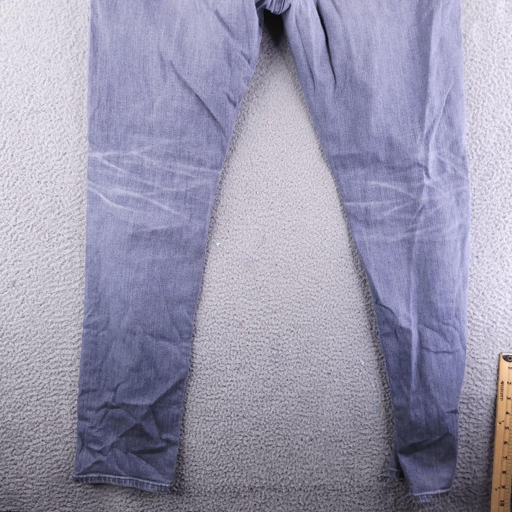 AG Jeans AG Jeans Slim Skinny The Tellis Mens Jeans 34x33 Gray Adriano Goldschmied 90s? Size US 34 / EU 50 - 7 Thumbnail
