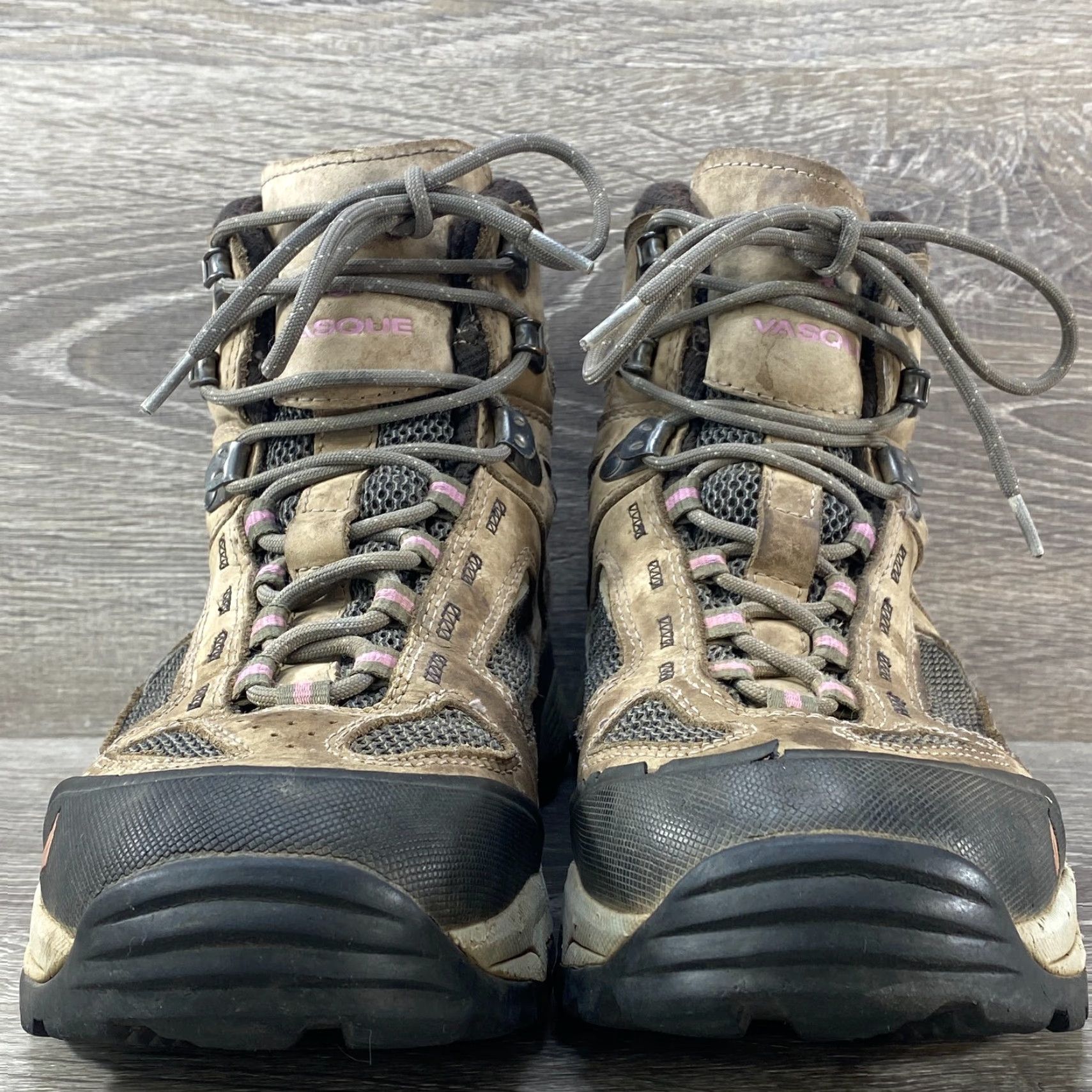 Vasque Vasque 7479 Brown Leather Lace Up Hiking Boots Gore-Tex Vibram Sole Womens 9.5 M Size US 7 / IT 37 - 4 Thumbnail