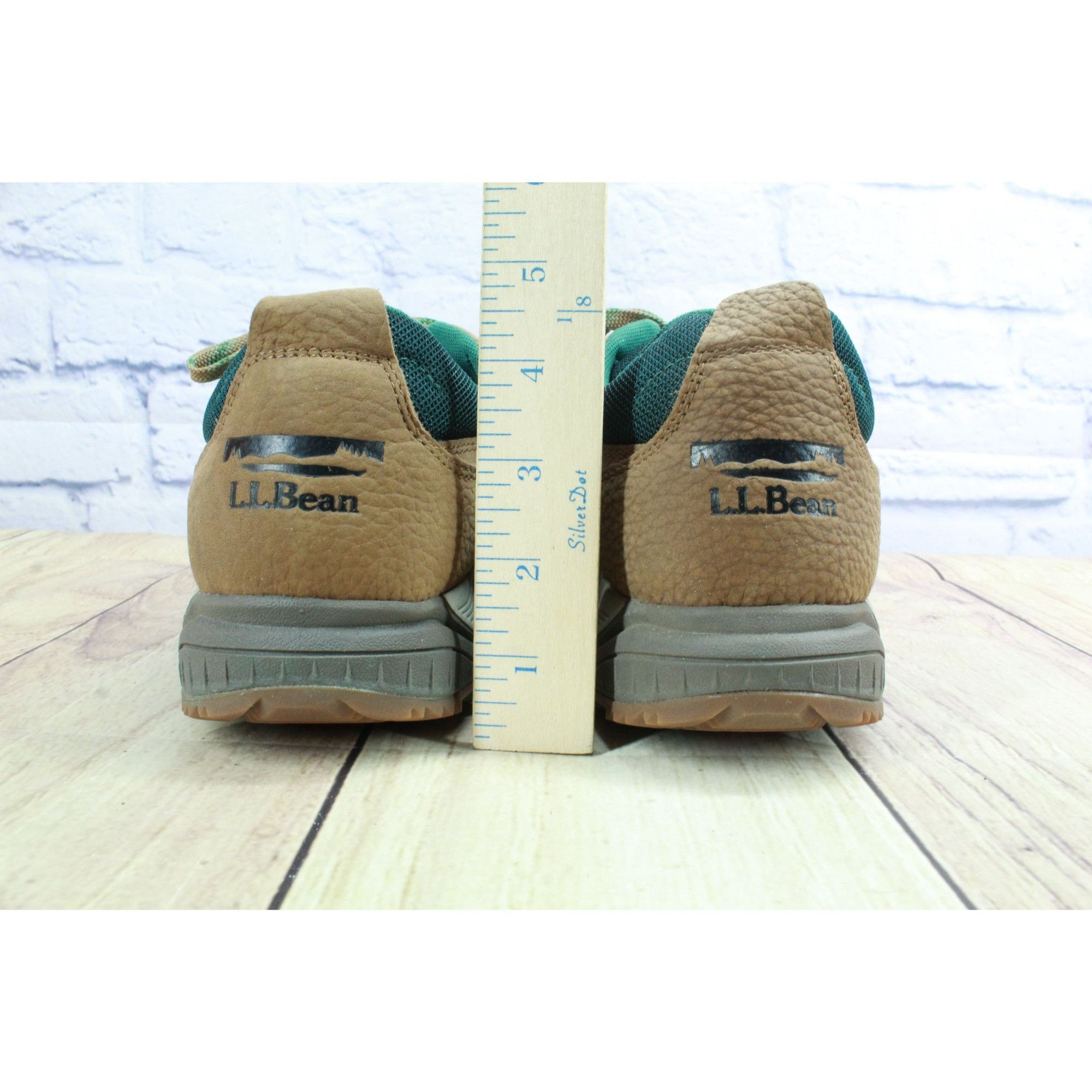 L.L. Bean LL Bean Men's Green Mesh Mountain Classic Hiking Shoes Size US 10 / EU 43 - 6 Thumbnail